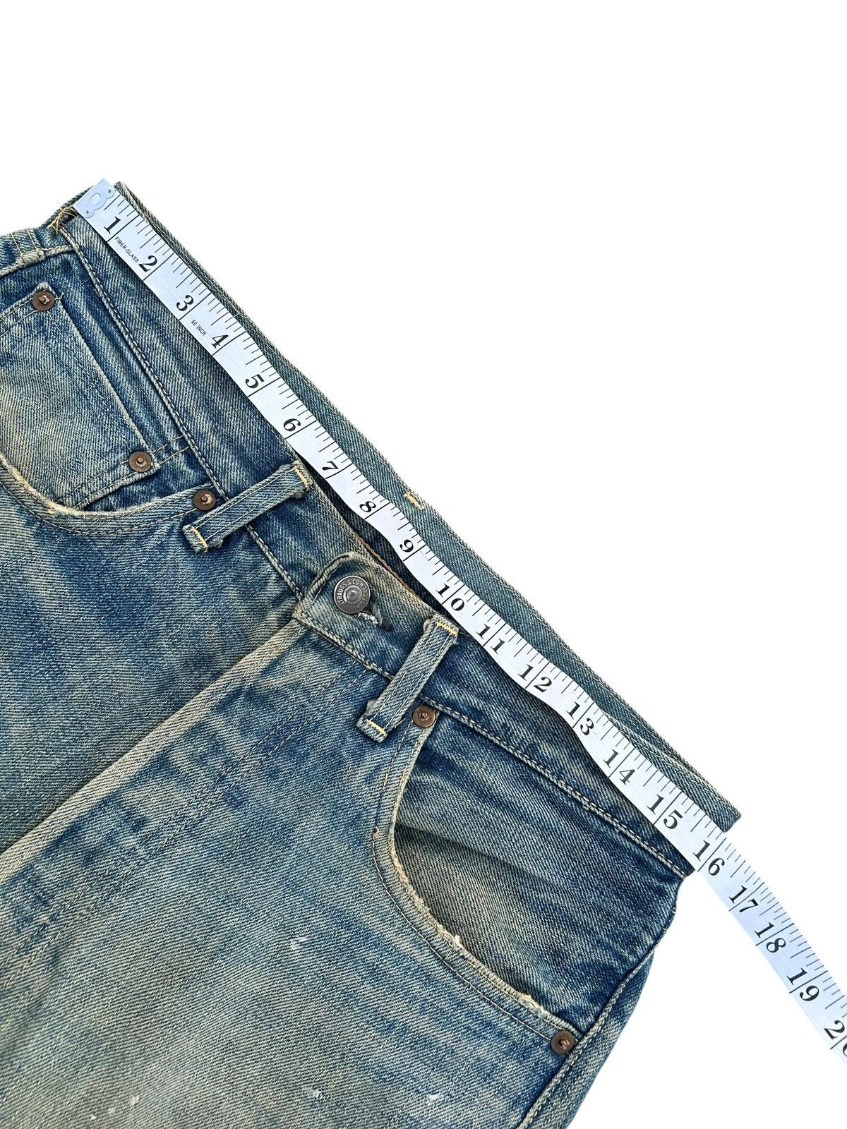 Kapital Vintage Levis Big E Selvedge Distressed Denim Jeans Size US 32 / EU 48 - 19 Thumbnail