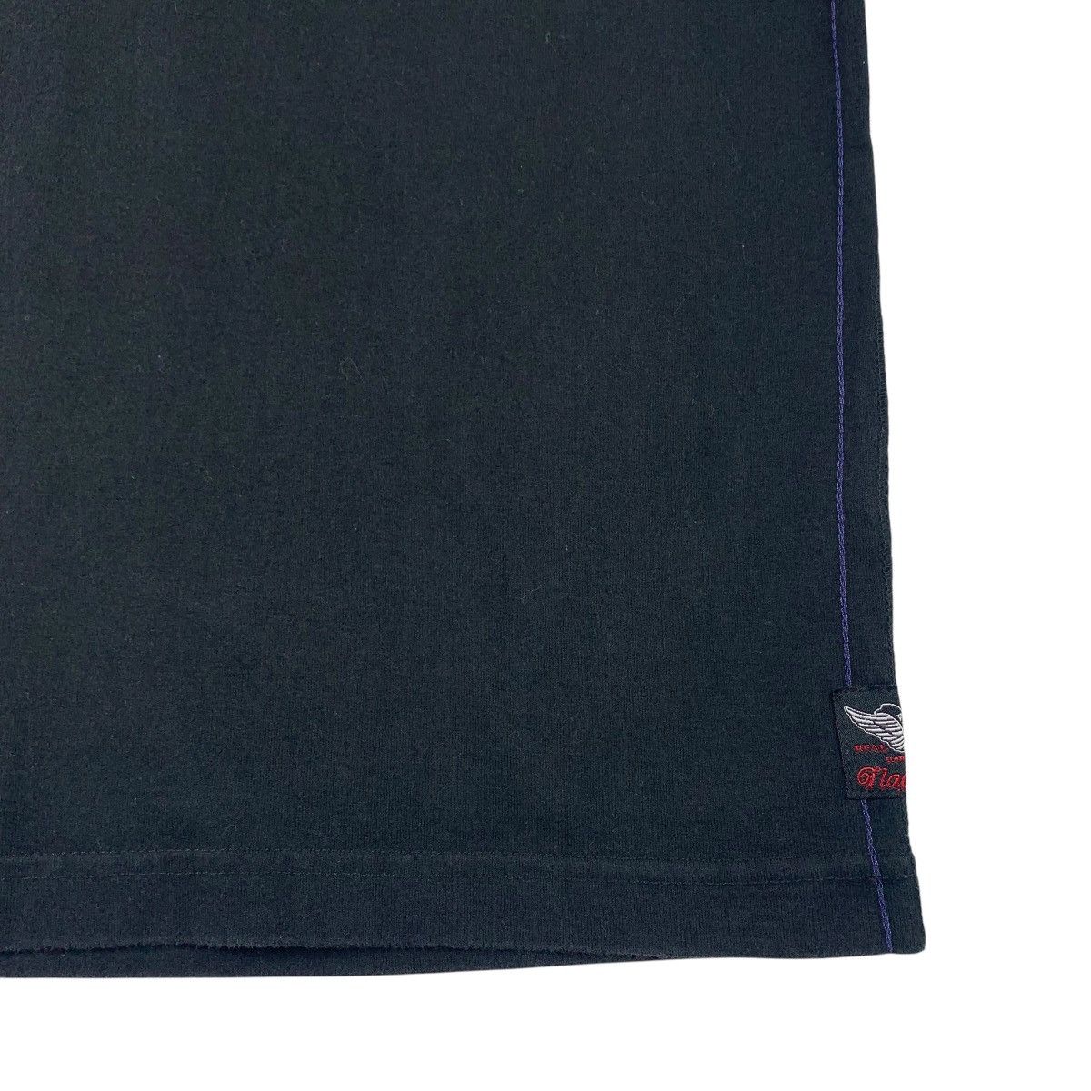 Flagstuff × Japanese Brand FLAGSTUFF Embroidery skull back hit tee Size US XL / EU 56 / 4 - 9 Thumbnail