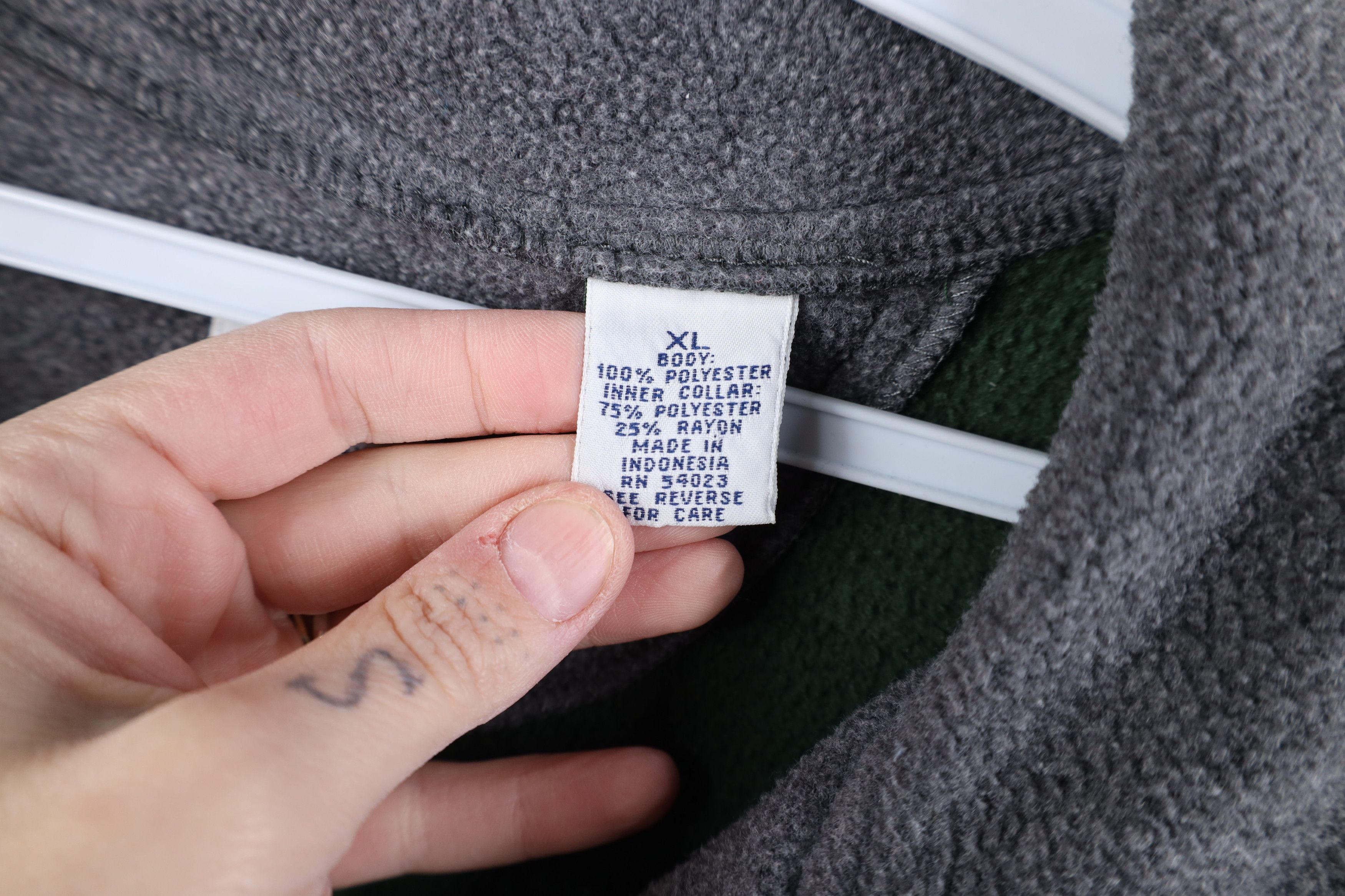 Gap Vintage 90s Y2K Gap Half Zip Fleece Pullover Sweater Green Size US XL / EU 56 / 4 - 7 Thumbnail
