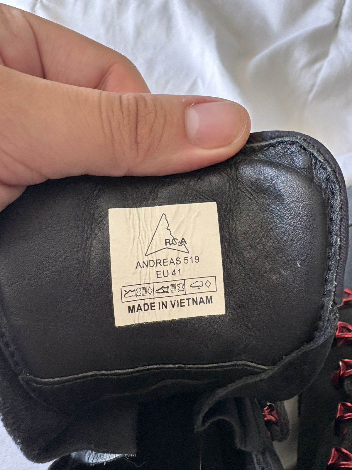 ROA Andreas red paint splatter Size US 8.5 / EU 41-42 - 7 Thumbnail