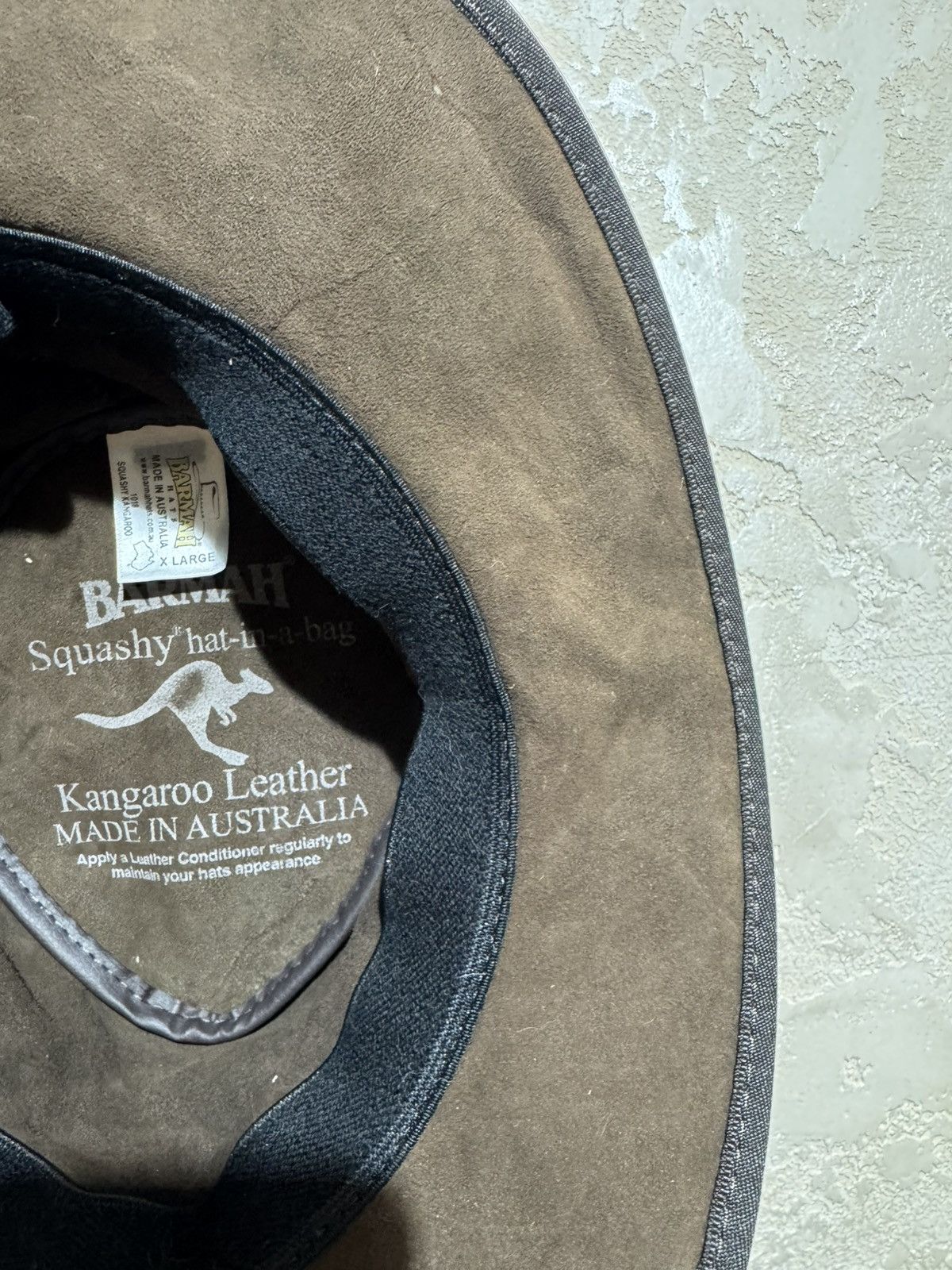 Vintage BarmahHats Vintage Kangaroo Leather Hat Size ONE SIZE - 11 Thumbnail