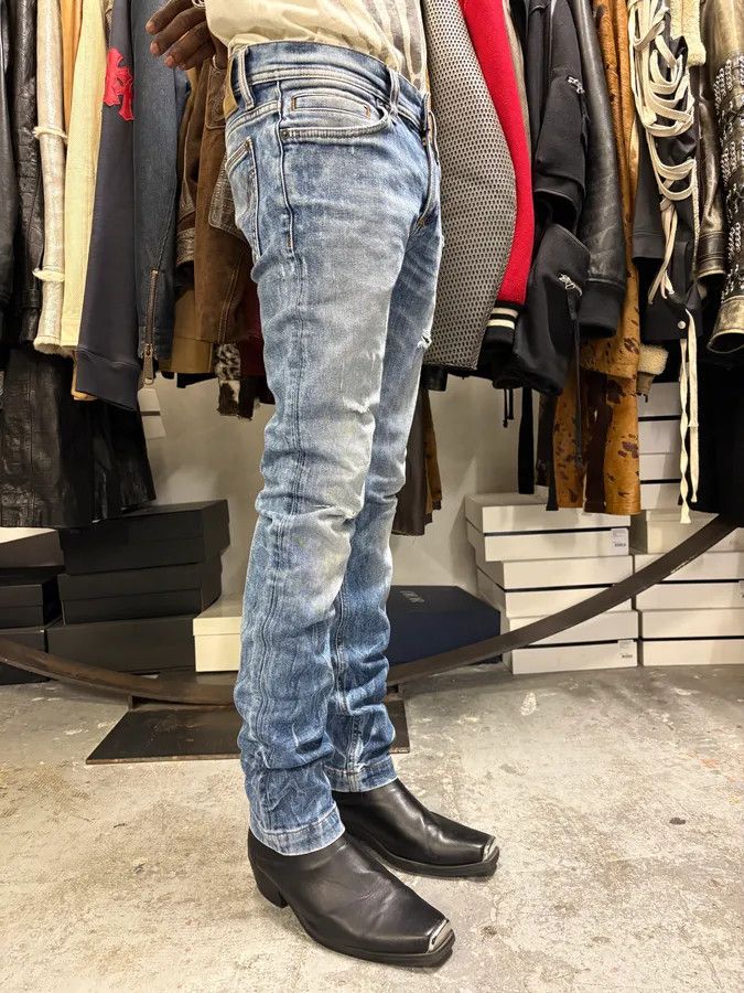 Designer × Dolce & Gabbana × Vintage 2000s Dolce & Gabbana Blue Faded Regular Denim Jeans Size US 32 / EU 48 - 3 Thumbnail
