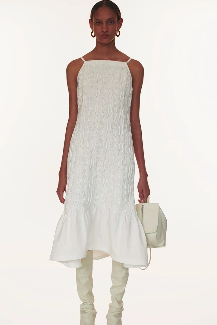 Jil Sander Jil Sander Crinkled Tencel Linen Dress Size M / US 6-8 / IT 42-44 - 6 Thumbnail
