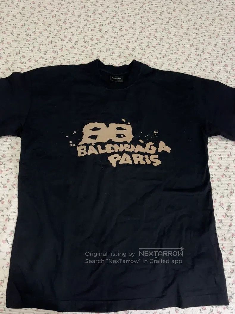Balenciaga Balenciaga Splattered Short Sleeve Size US L / EU 52-54 / 3 - 1 Thumbnail