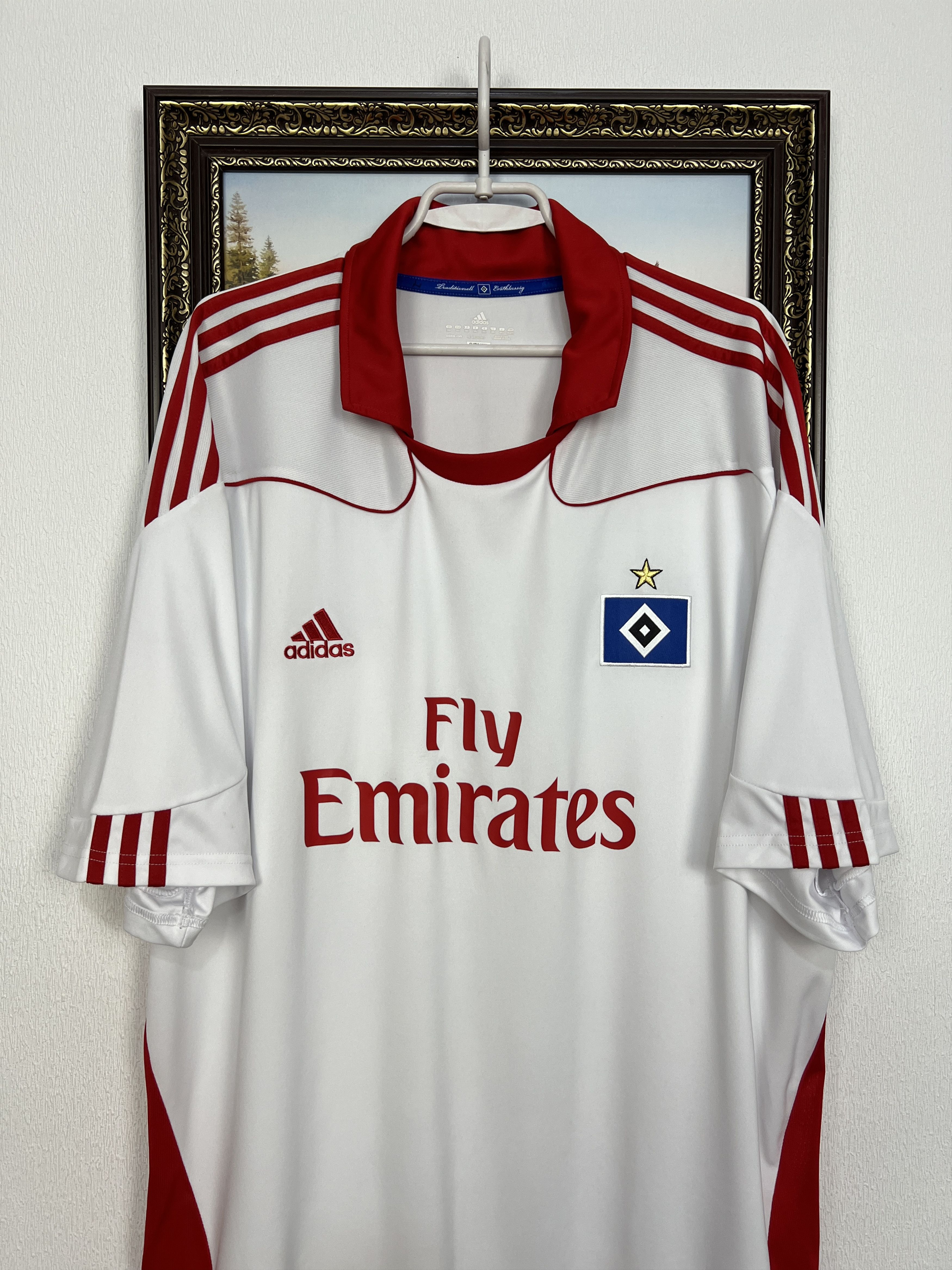Adidas Hamburg Home football shirt Soccer Jersey Trikot Size 3XL Size US XXL / EU 58 / 5 - 2 Thumbnail