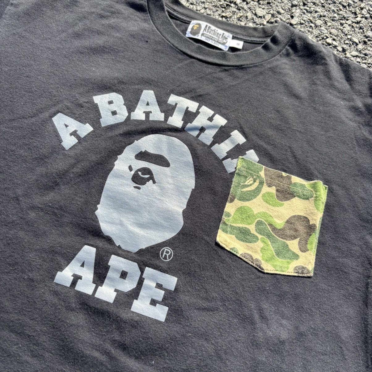 Bape Bape ABC Camo College Pocket Relaxed Tee Size US M / EU 48-50 / 2 - 2 Thumbnail