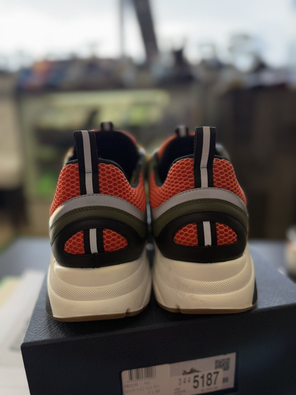 Dior Dior B22 & Peter Doig Green Orange Sneakers 13US/46EU Size US 13 / EU 46 - 15 Thumbnail