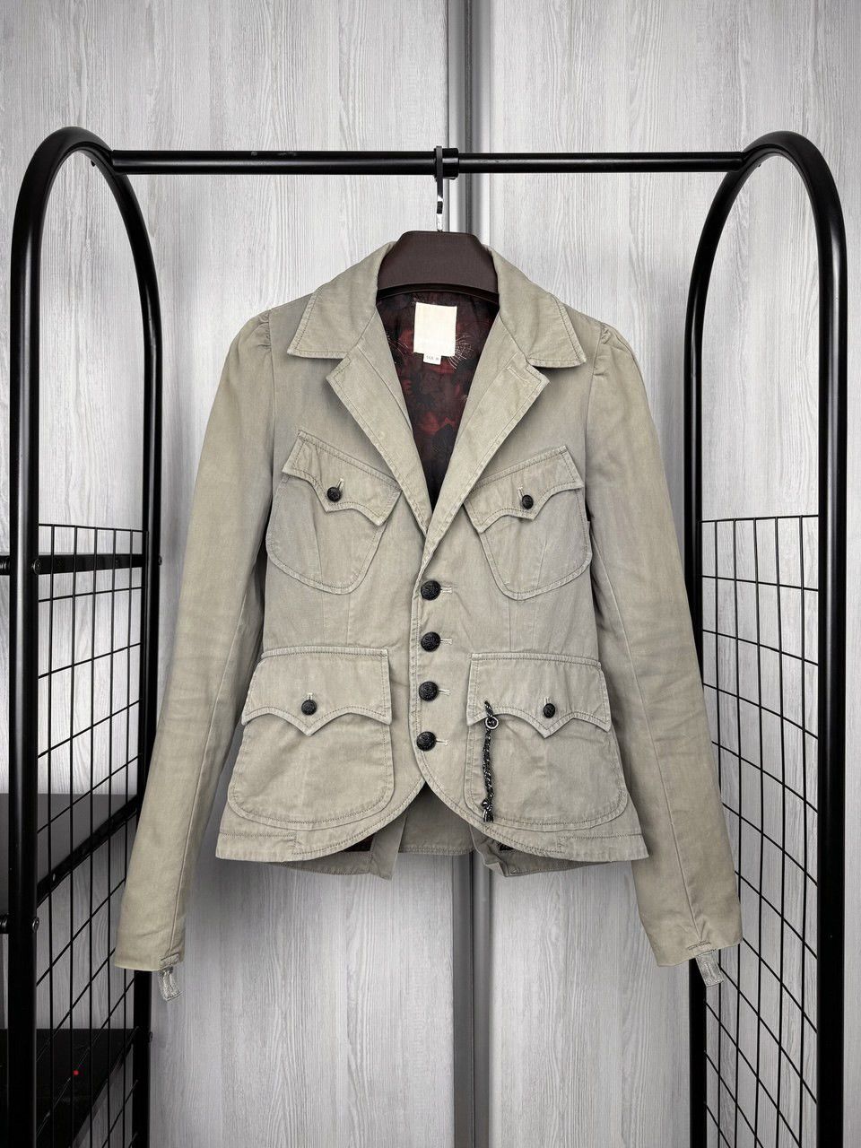 Diesel Diesel y2k 00s Cargo Biker Utility Blazer Jacket Night Rider Size M / US 6-8 / IT 42-44 - 1 Thumbnail
