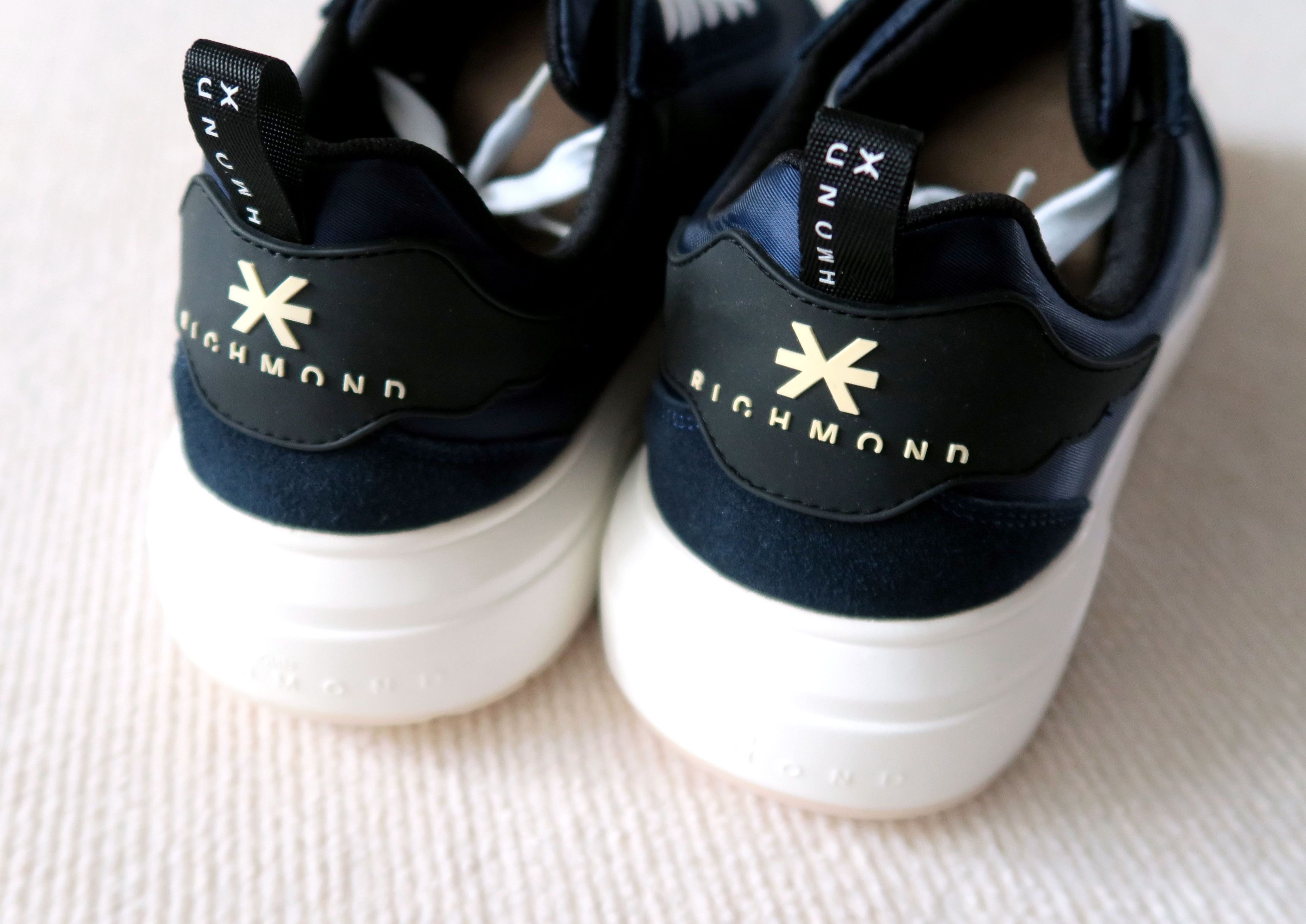 John Richmond John Richmond Navy Contrast Logo Sneakers Size US 12 / EU 45 - 6 Thumbnail