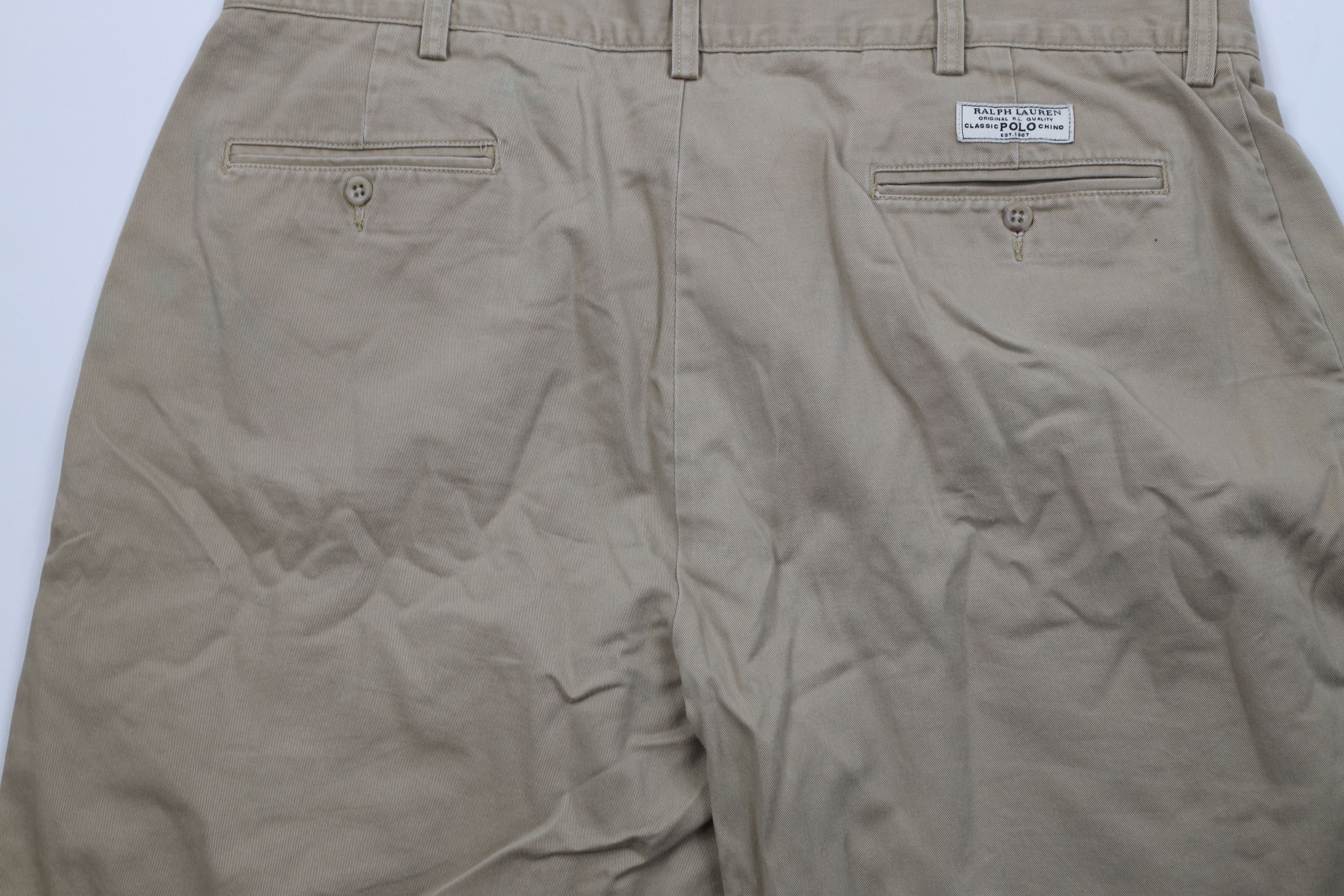 Ralph Lauren Vintage 90s Ralph Lauren Above Knee Chino Shorts Cotton Size US 40 / EU 56 - 12 Thumbnail