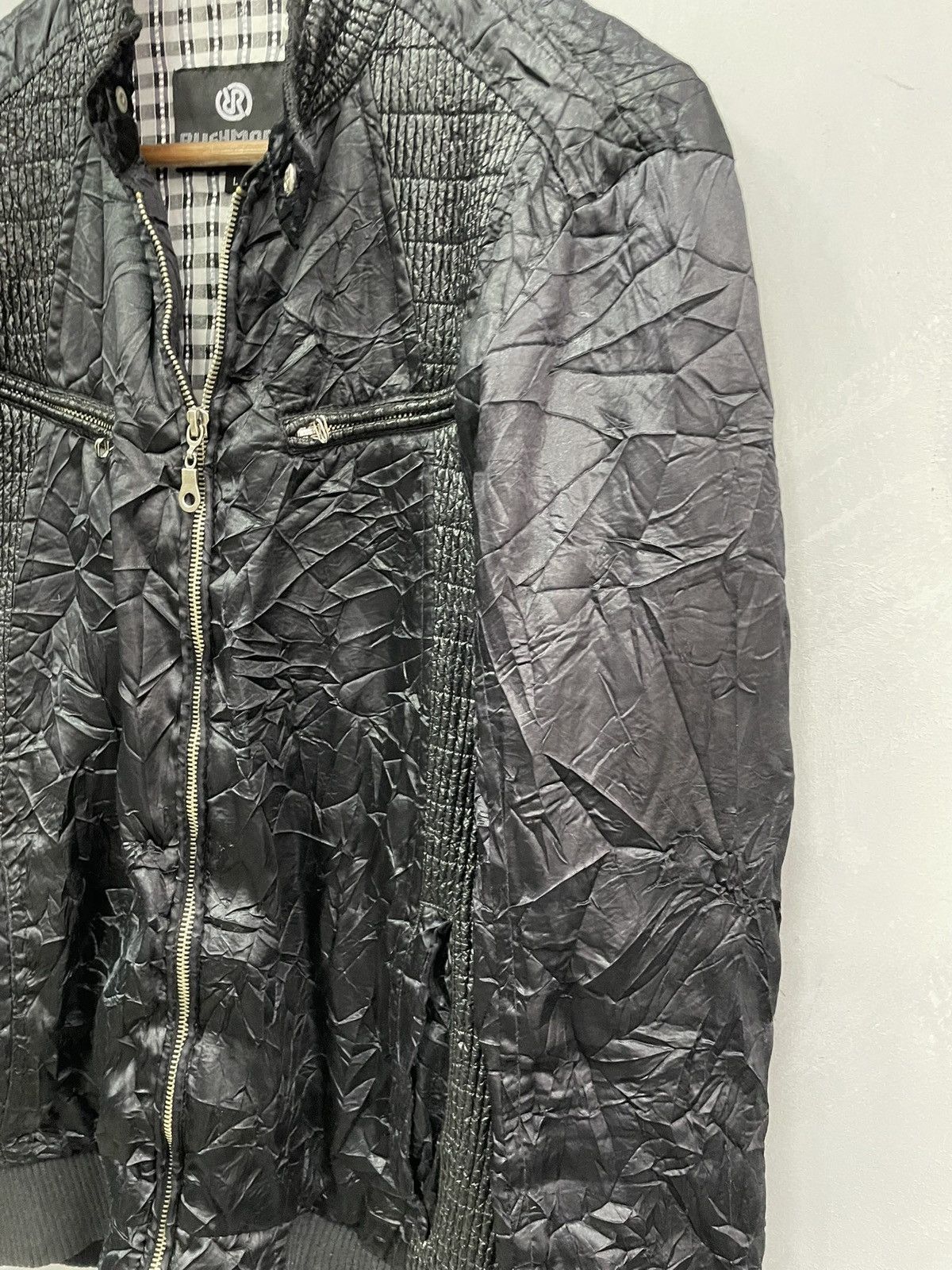 14th Addiction Japanese if six was nine crinkle bomber jacket Y2K style Size US M / EU 48-50 / 2 - 5 Thumbnail