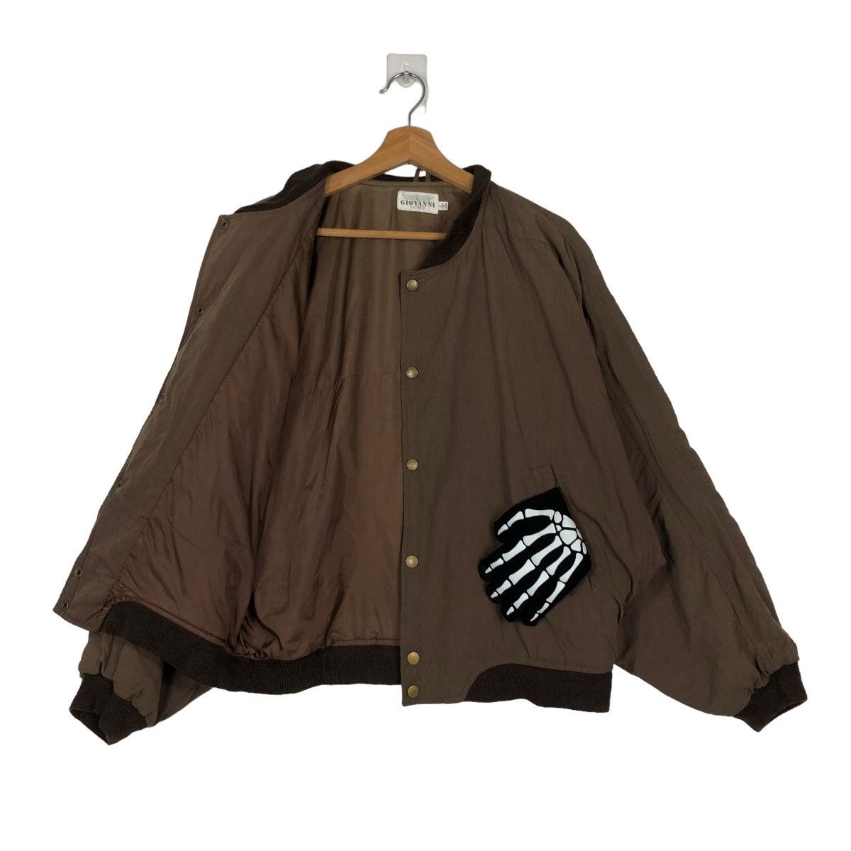 Japanese Brand 🔥VINTAGE BOMBER JACKET GIOVANNI UOMO ISSEY MIYAKE Size US M / EU 48-50 / 2 - 9 Thumbnail