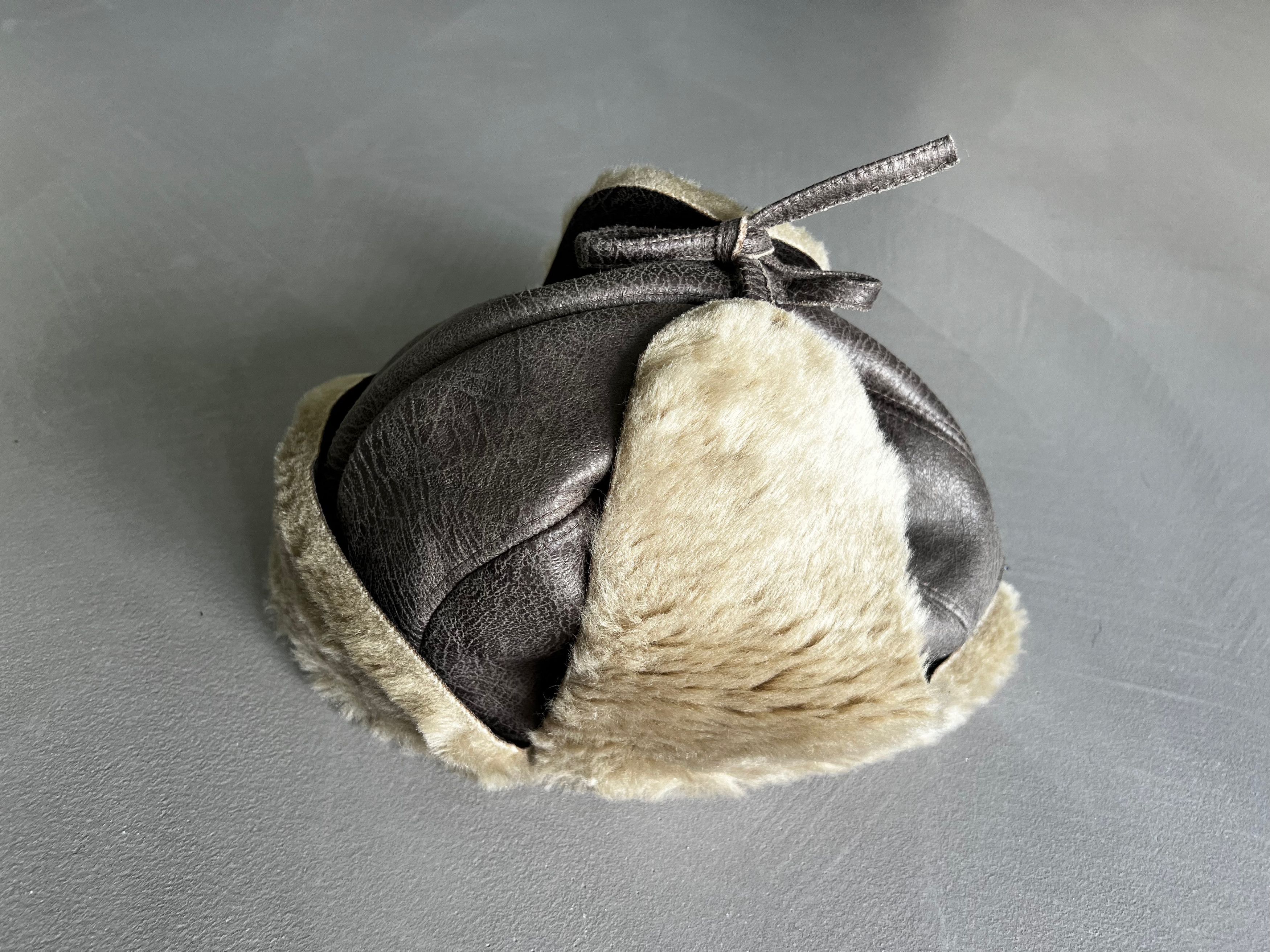 Gosha Rubchinskiy Gosha Rubchinskiy Faux Fur Pilot Hat Size 30 - 4 Thumbnail