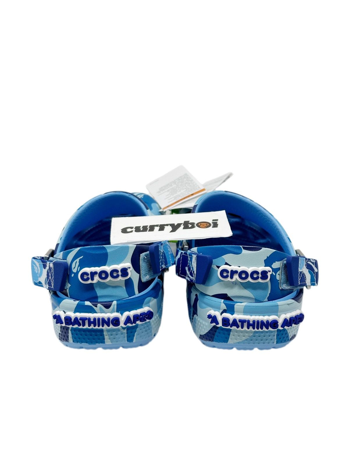 Bape × Crocs Crocs Classic Clog A Bathing Ape ABC Camo Blue Size US 10 / EU 43 - 7 Thumbnail