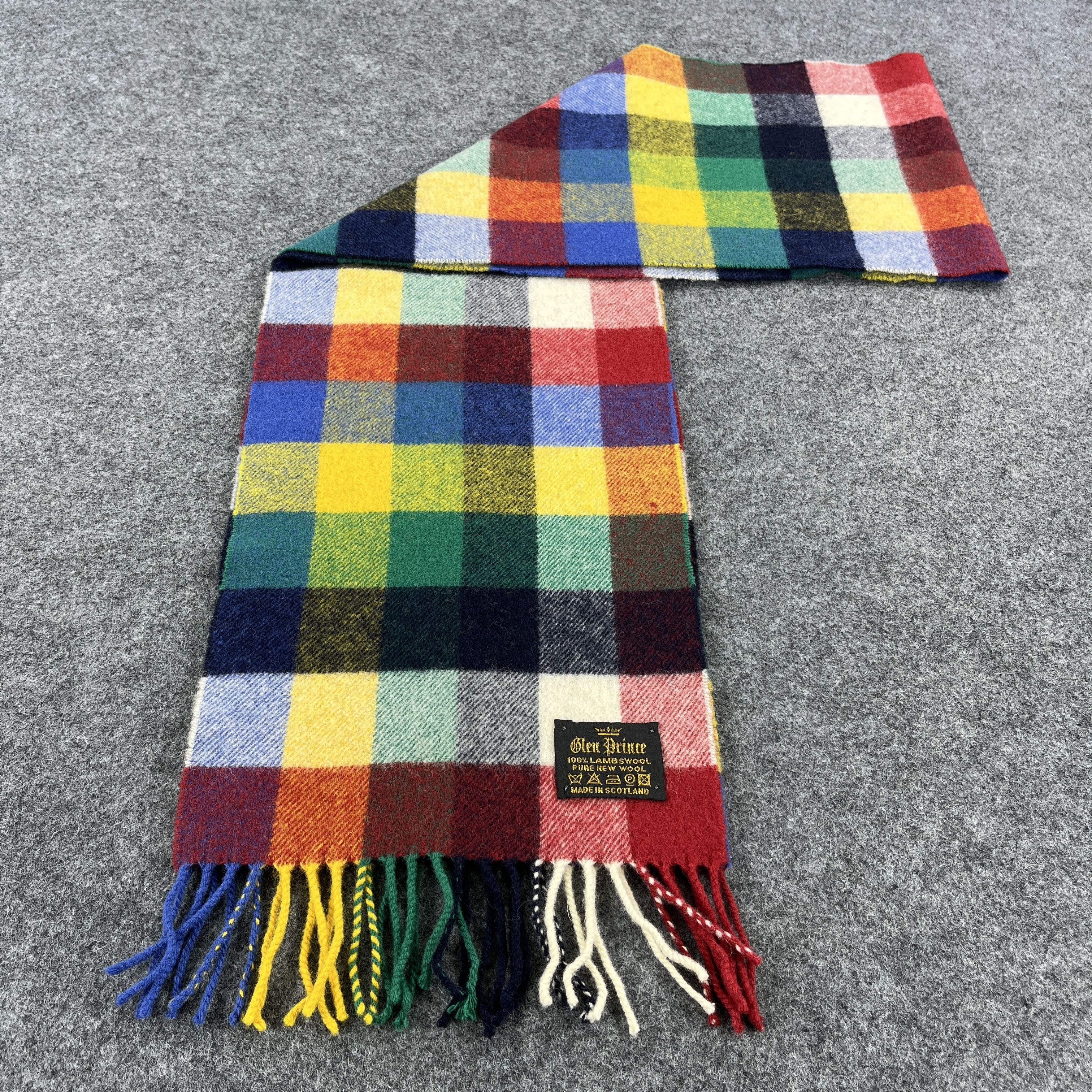 Vintage Glen Prince Scarf / Muffler / Neckwear T1490 Size ONE SIZE - 3 Thumbnail