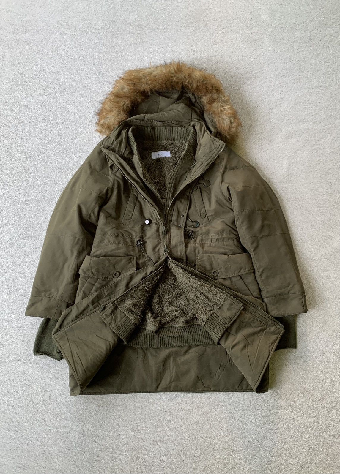 SLY 2000s Sly Fur Jacket Size US S / EU 44-46 / 1 - 6 Thumbnail