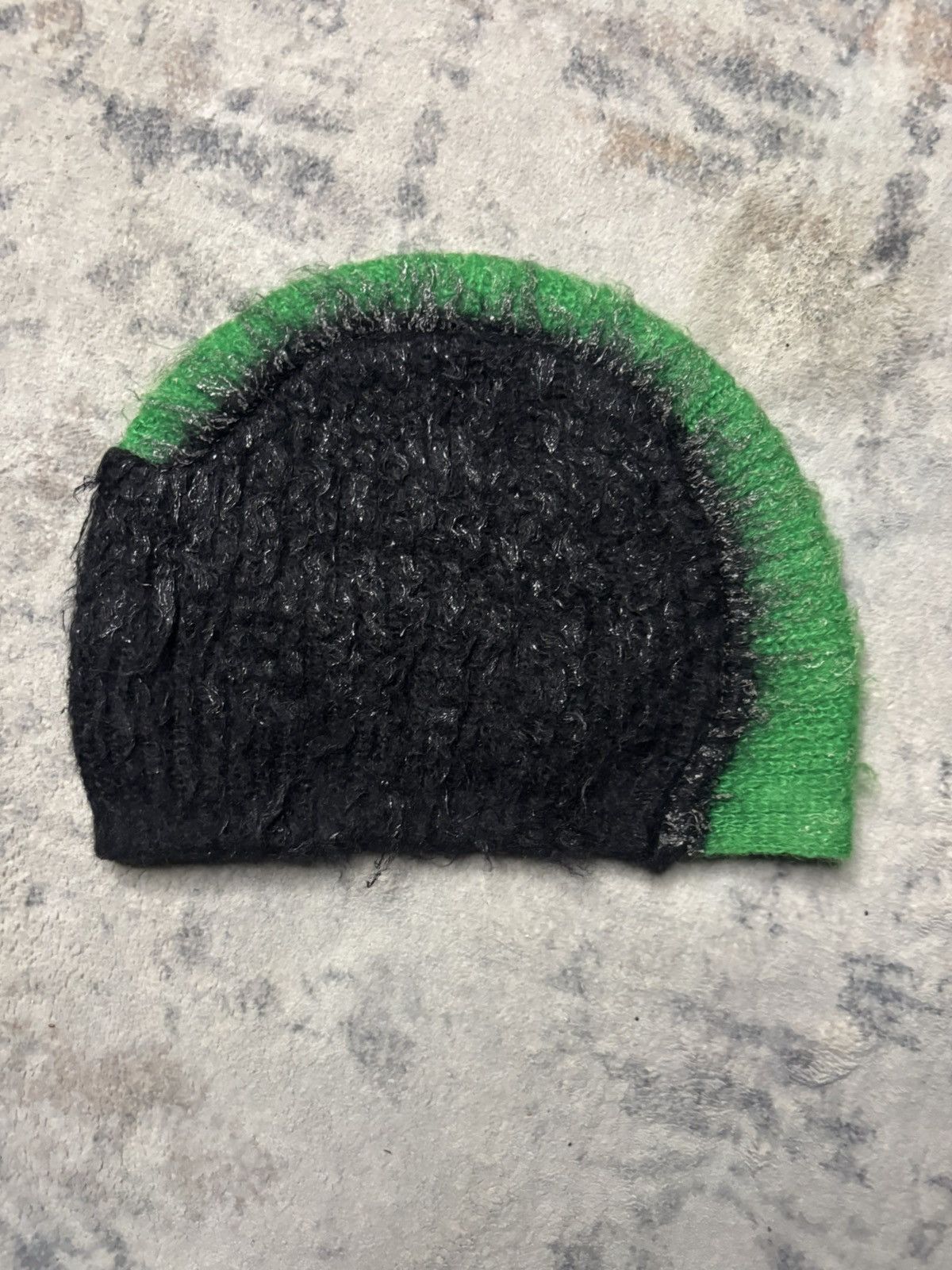 Prada Red Mohair Mohawk Beanie Hat FW 2007 | Grailed