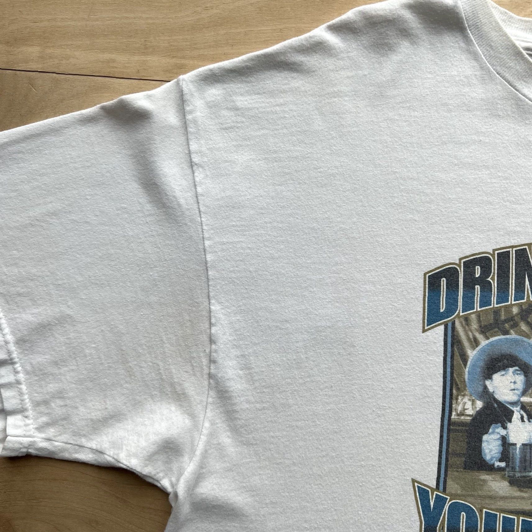Vintage Vintage Three Stooges Shirt 2XL White 90s Drinking With Your Friends Comedy Shirt Mens Size US XXL / EU 58 / 5 - 4 Thumbnail