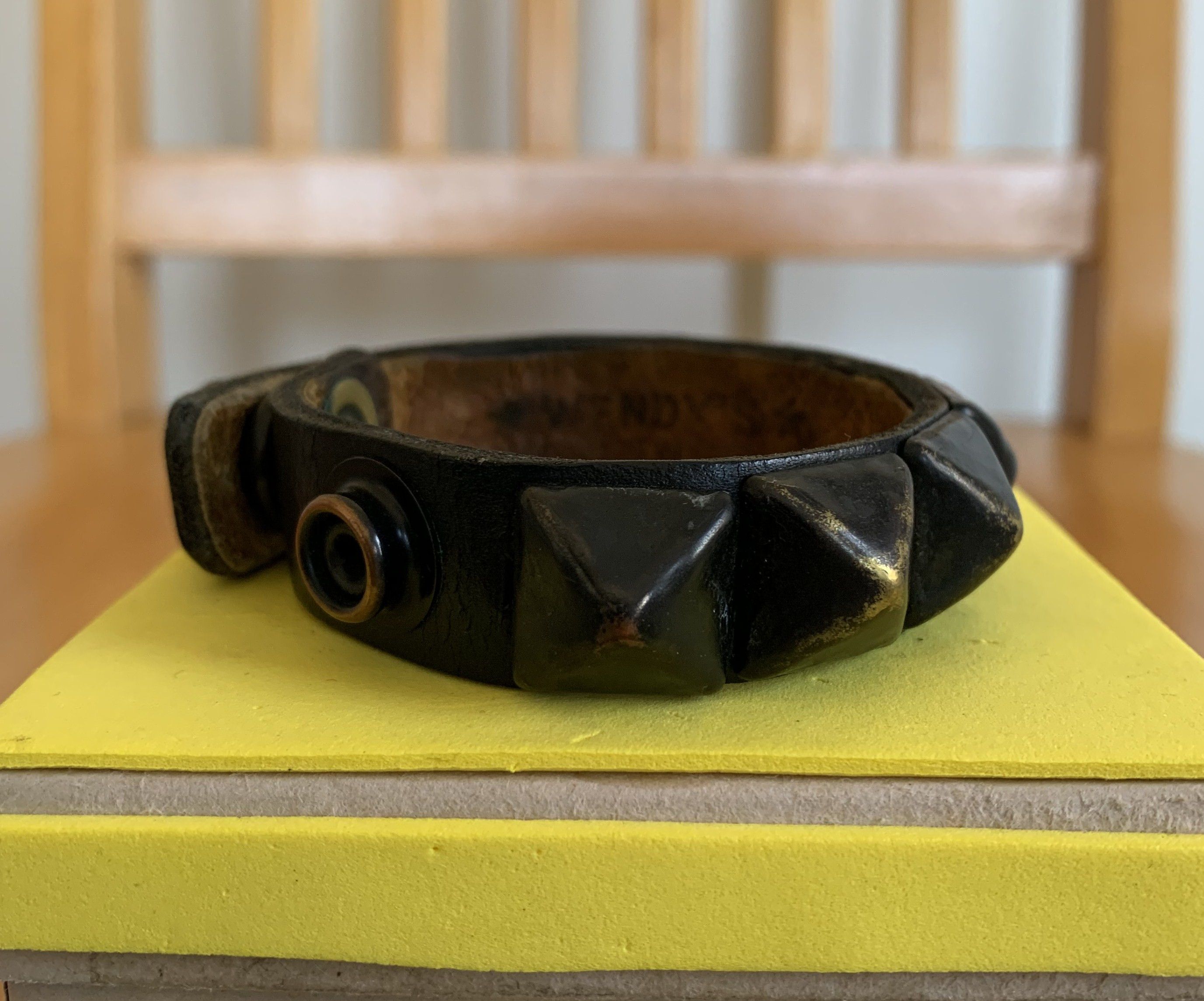 Number (N)ine Number (N)ine x Wendy's Studded Leather Bracelet Size ONE SIZE - 4 Thumbnail