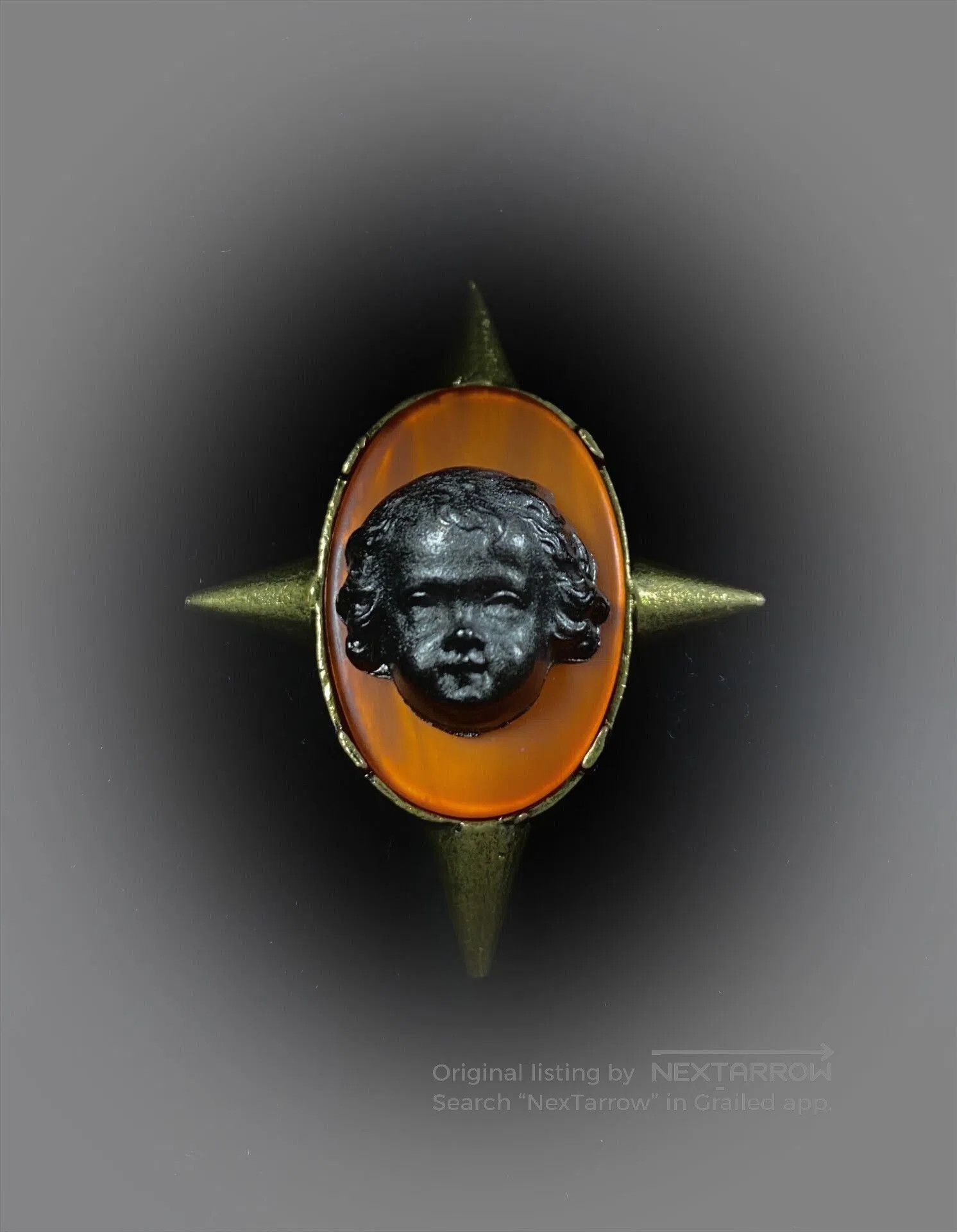 Jean Paul Gaultier Jean Paul Gaultier Portrait Brooch. Size ONE SIZE - 2 Thumbnail