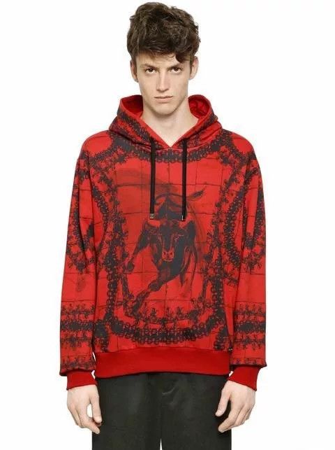 Dolce & Gabbana Dolce & Gabbana Bull Graphic Hoodie Size US M / EU 48-50 / 2 - 1 Thumbnail