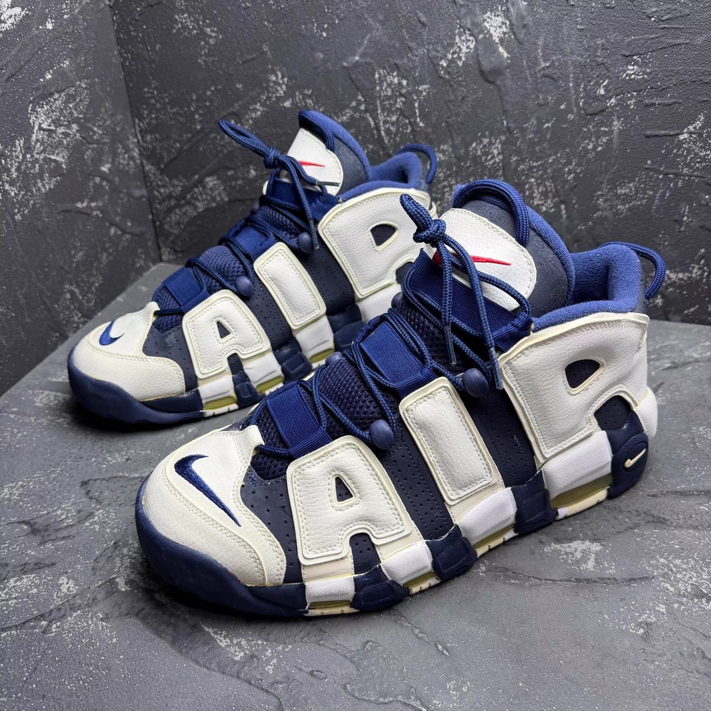 Nike Nike Air More Uptempo Olympic 2012 Navy Q10 Size US 11 / EU 44 - 1 Thumbnail