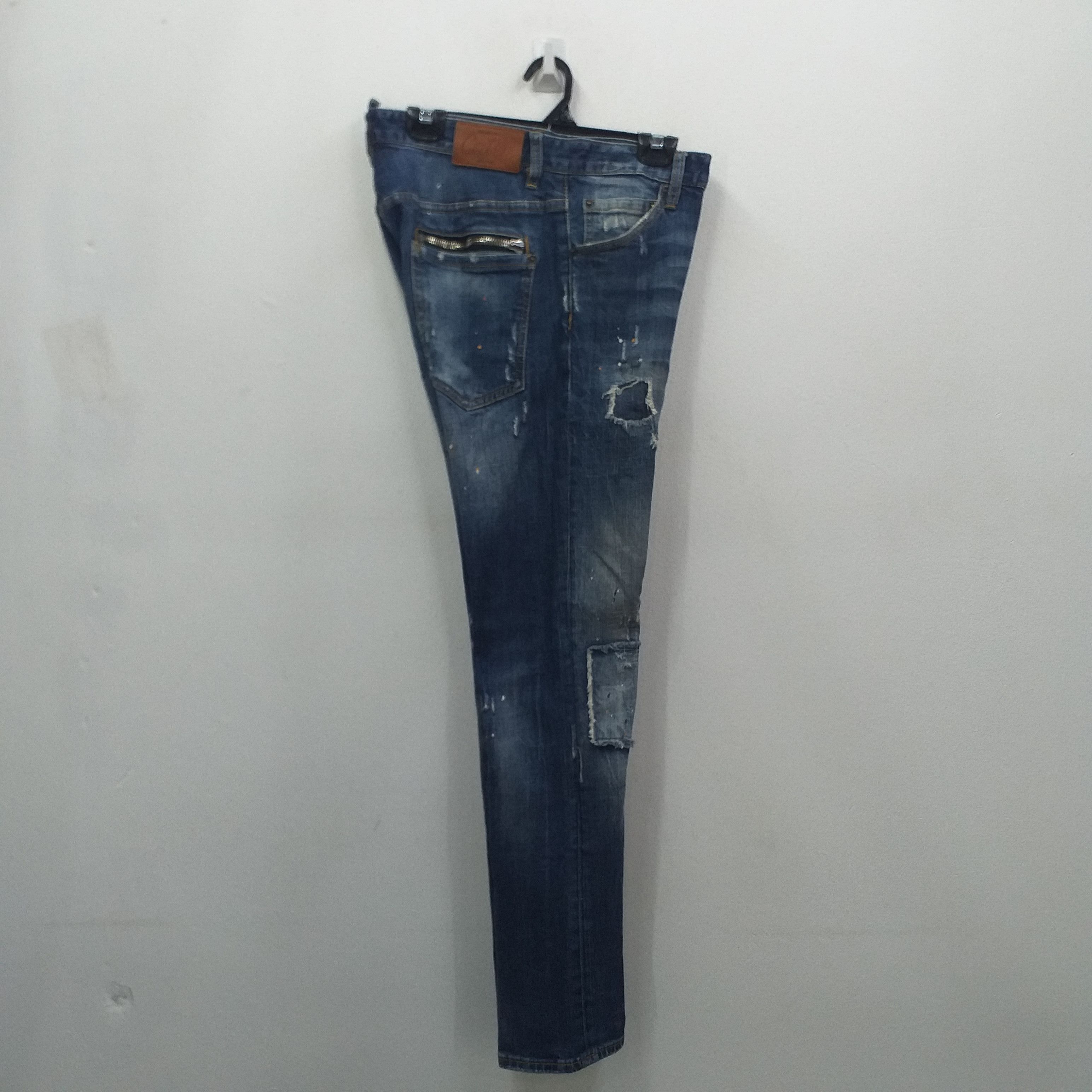 Hysteric Glamour Dsquared2 Japanese Brand Distressed Denim 36x30.5 -JN003 Size US 36 / EU 52 - 5 Thumbnail