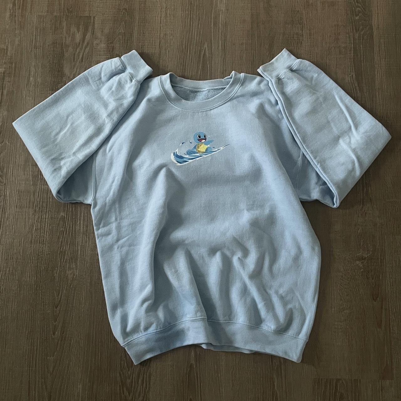 Other custom squirtle nike sweatshirt Size US M / EU 48-50 / 2 - 1 Thumbnail