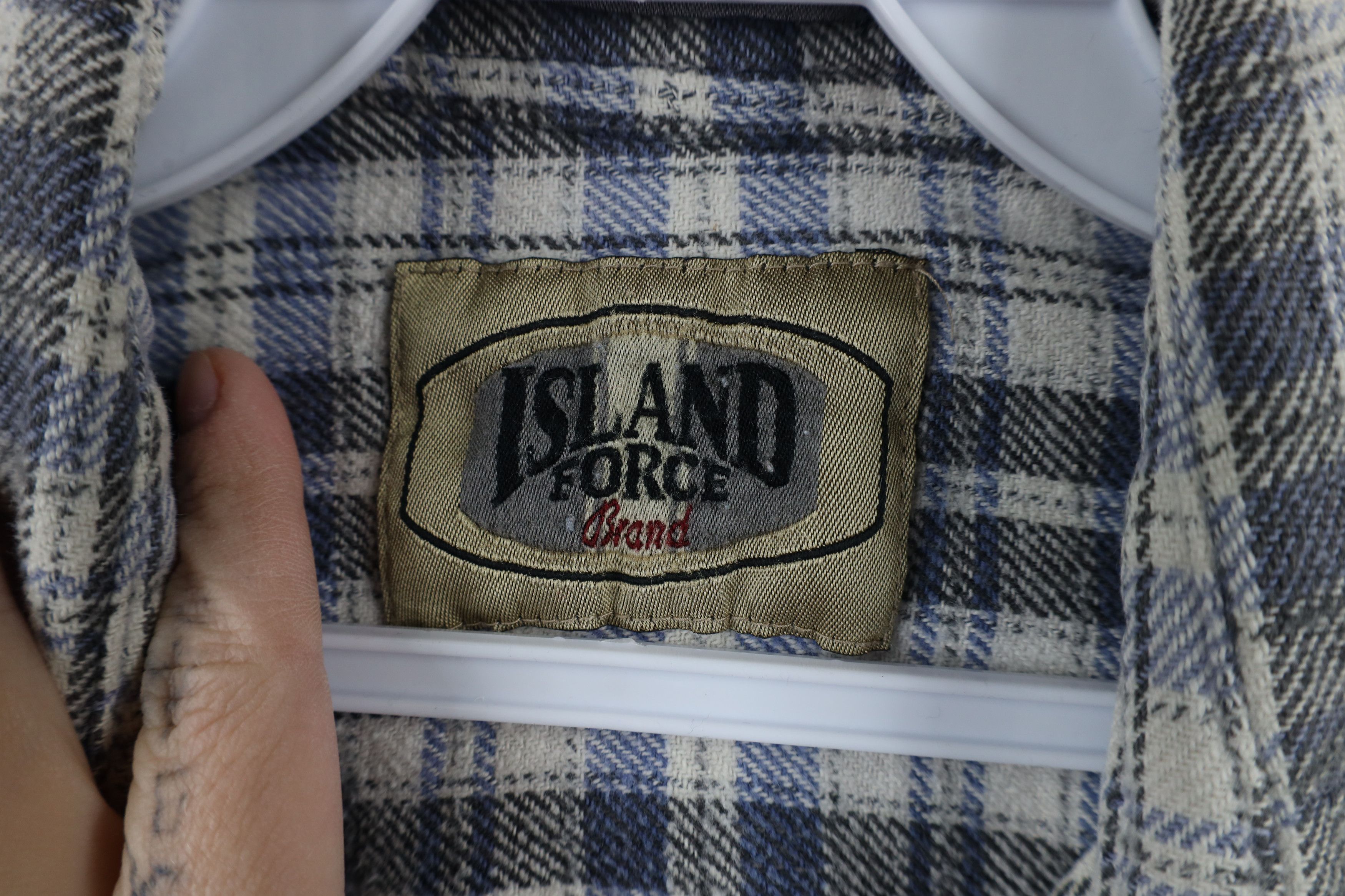 Vintage Vintage 90s Streetwear Flannel Collared Button Shirt Plaid Size US L / EU 52-54 / 3 - 8 Thumbnail