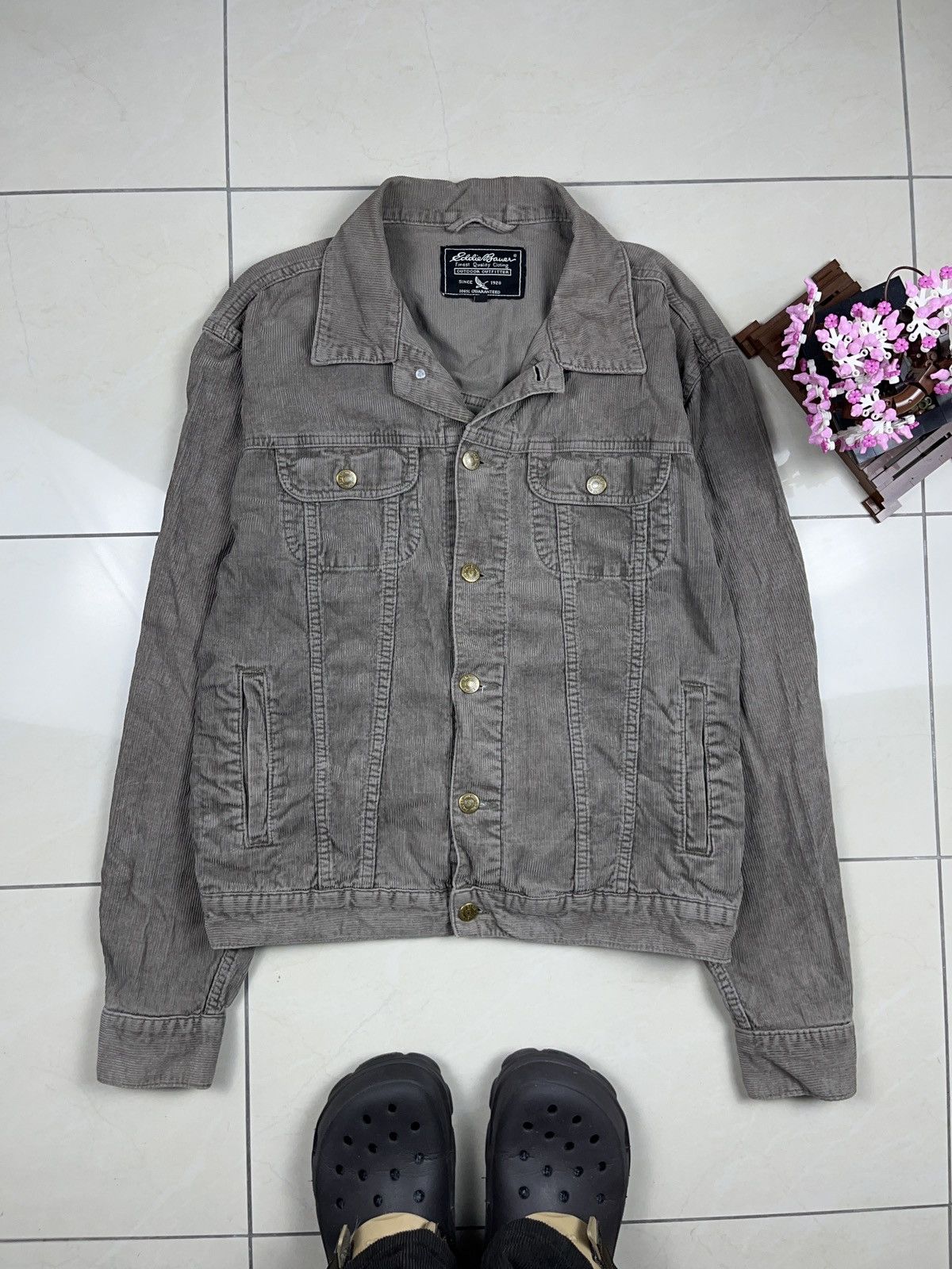 Eddie Bauer × Vintage ➕ beautiful faded Eddie Bauer earthtones corduroy jacket Size US M / EU 48-50 / 2 - 1 Thumbnail