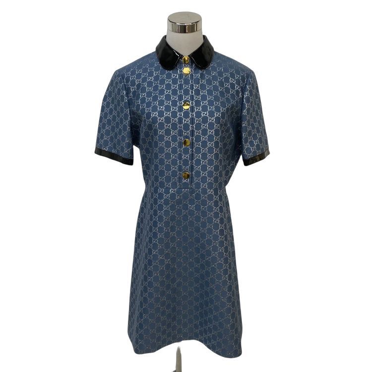 Gucci Gucci GG Logo Pattern Dress Size 46 Size L / US 10 / IT 46 - 1 Thumbnail
