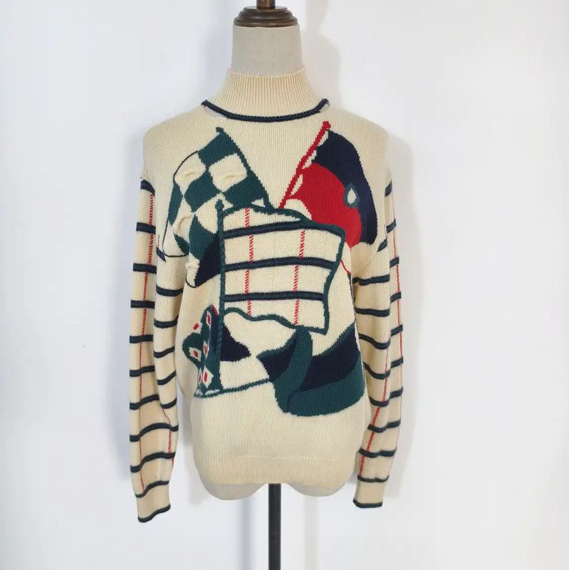 Dior Dior Winter Cream Wool Women's Sweater 0089 Size M / US 6-8 / IT 42-44 - 1 Thumbnail