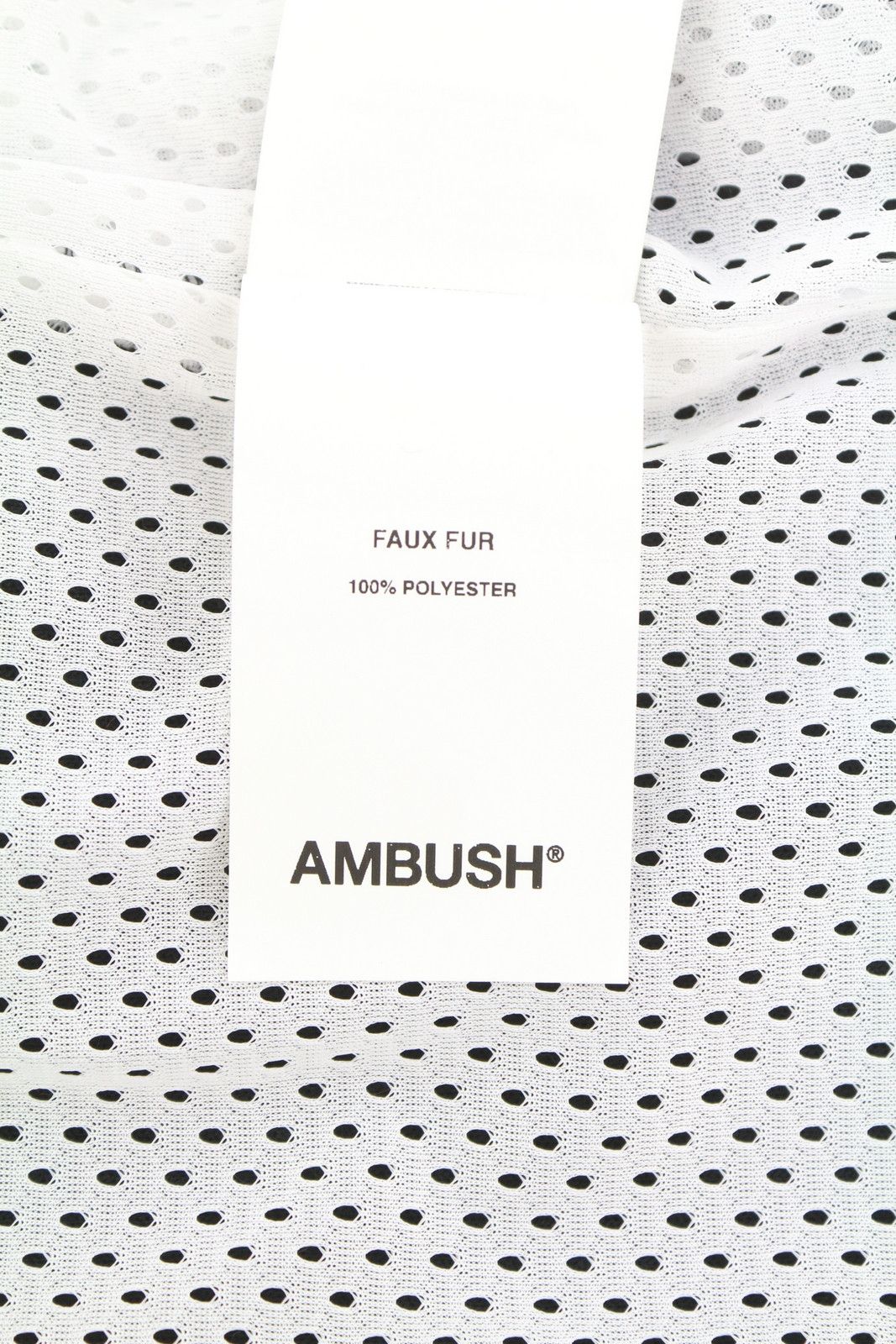 Ambush Design L Black Faux Fur Fleece Zip Lightweight 86772 Size US M / EU 48-50 / 2 - 13 Thumbnail