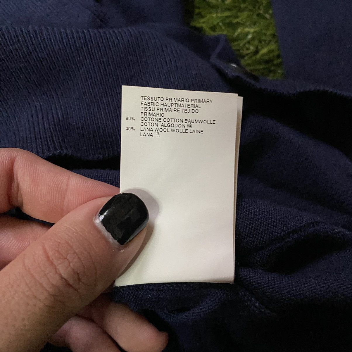 Maison Margiela Maison Margiela Navy Cardigan Size US S / EU 44-46 / 1 - 6 Thumbnail