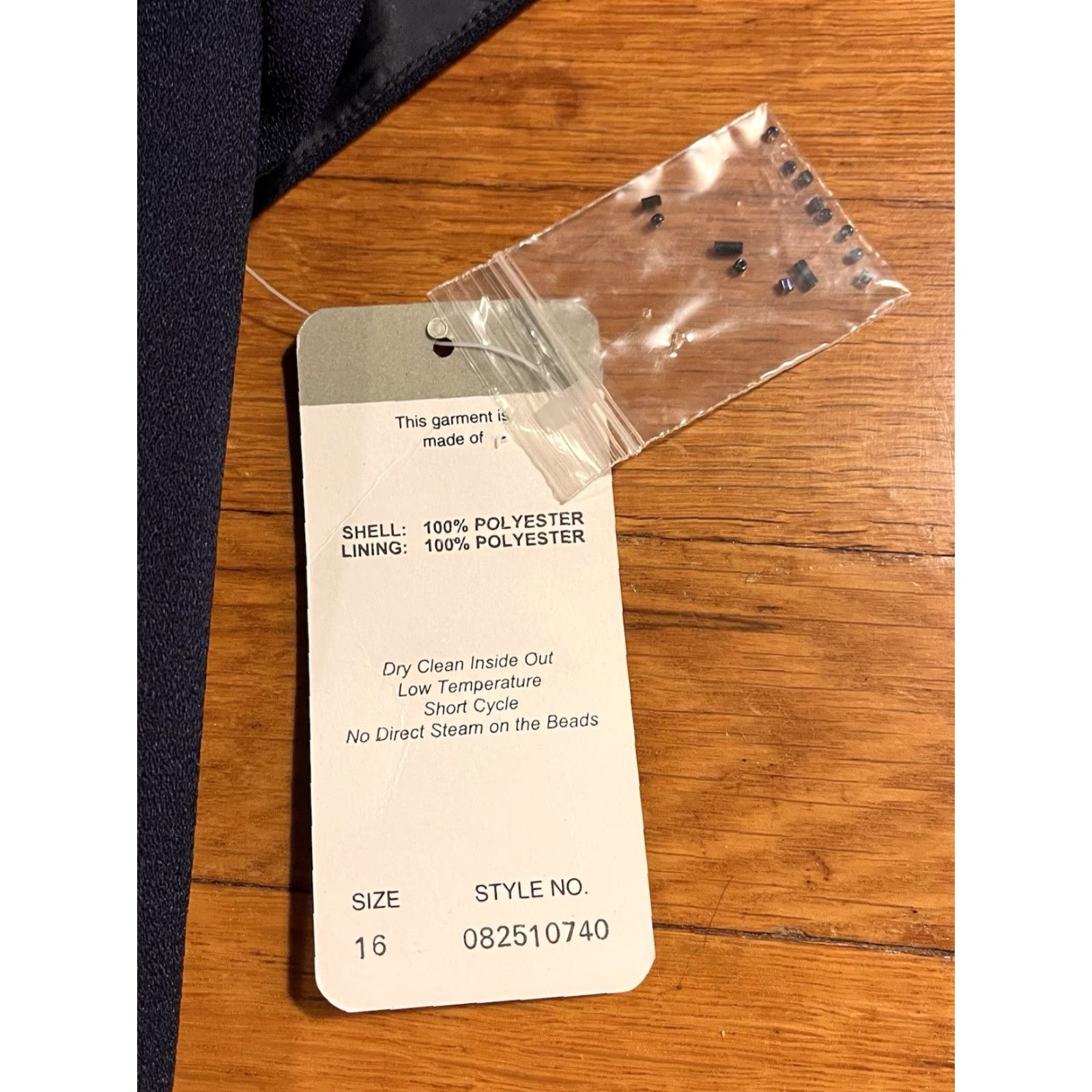 Adrianna Papell VINTAGE Adrianna Papell Occasions Formal Bolero Beaded Jacket Women’s 16 Blue Displaying 80s Retro Bohemian Classic Designer Size XXL / US 16-18 / IT 52-54 - 5 Thumbnail