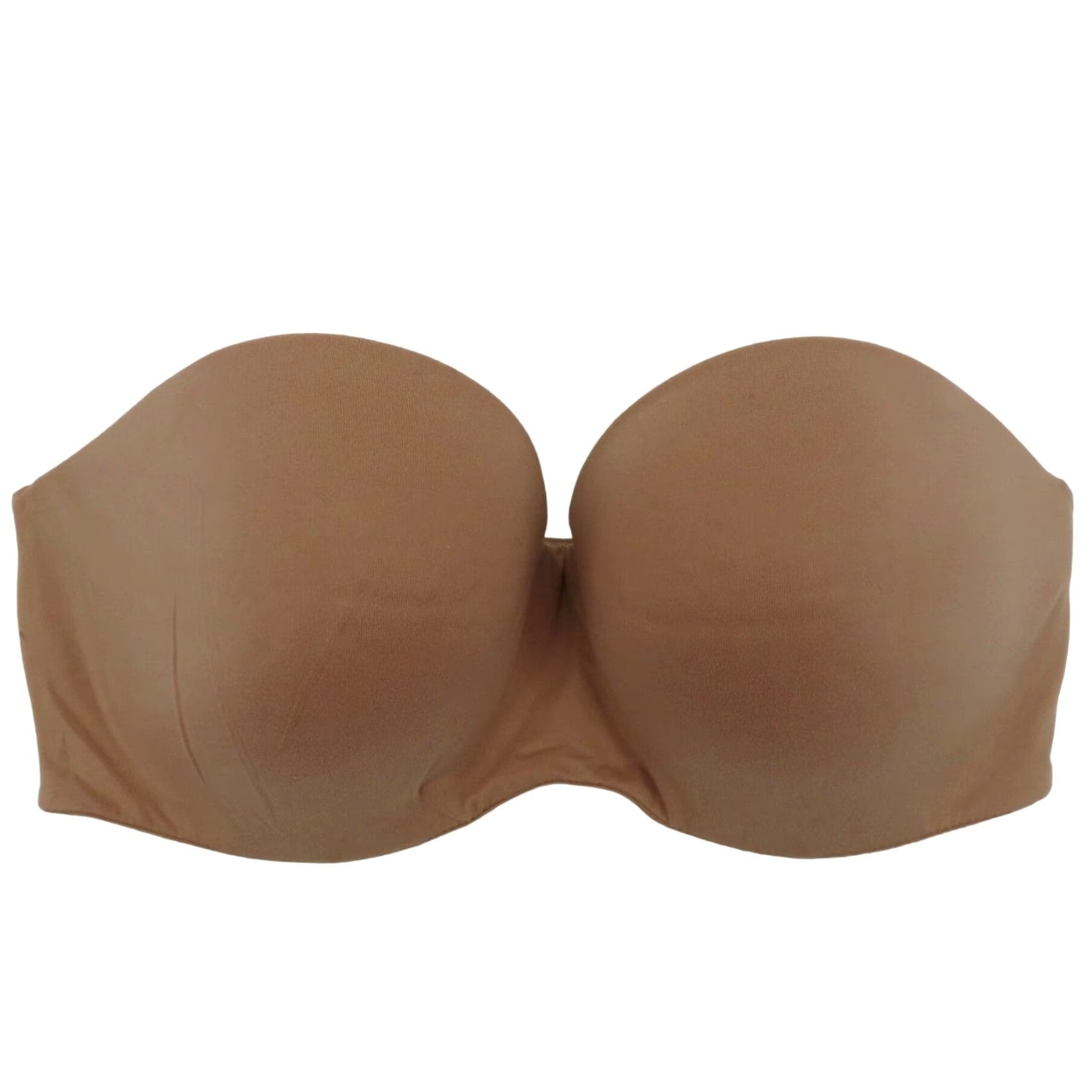 Victoria's Secret Victoria's Secret Body by Victoria Strapless Underwire Padded 34DD Beige Bra (T-Shirt) Womens Size ONE SIZE - 2 Thumbnail