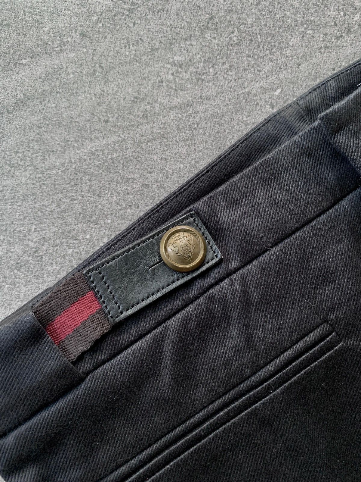 Gucci FREE TAX! Flared Belted Trousers By Gianni Frida Size US 31 - 9 Thumbnail