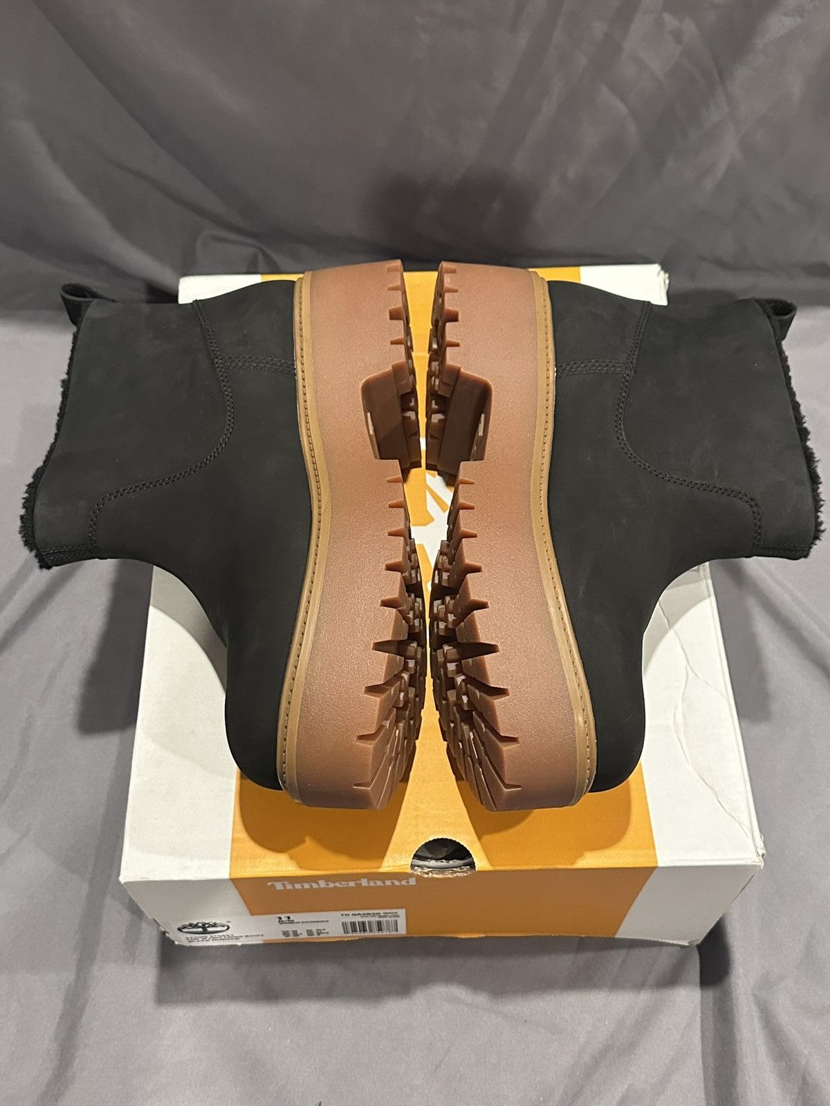 Timberland Timberland Stone Street Mid Warm Lined Boots Black Nubuck 11 Size US 11 / IT 41 - 4 Thumbnail