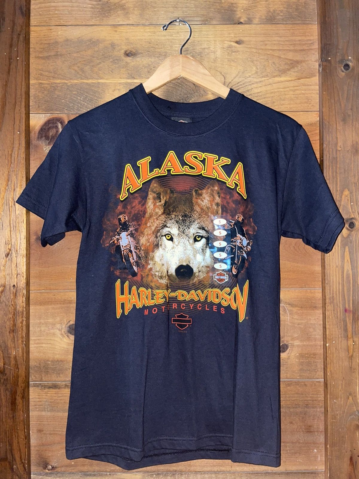 Harley Davidson EXTREMELY RARE Harley Davidson Alaska Wolf Tee- Men’s Small Size US S / EU 44-46 / 1 - 2 Thumbnail