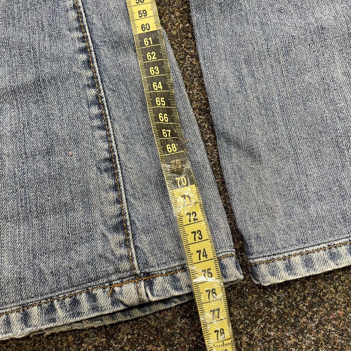 Vintage Vintage Y2K Light Wash Baggy Bootcut Jeans Thrashed Skate Size 32" / US 10 / IT 46 - 7 Thumbnail