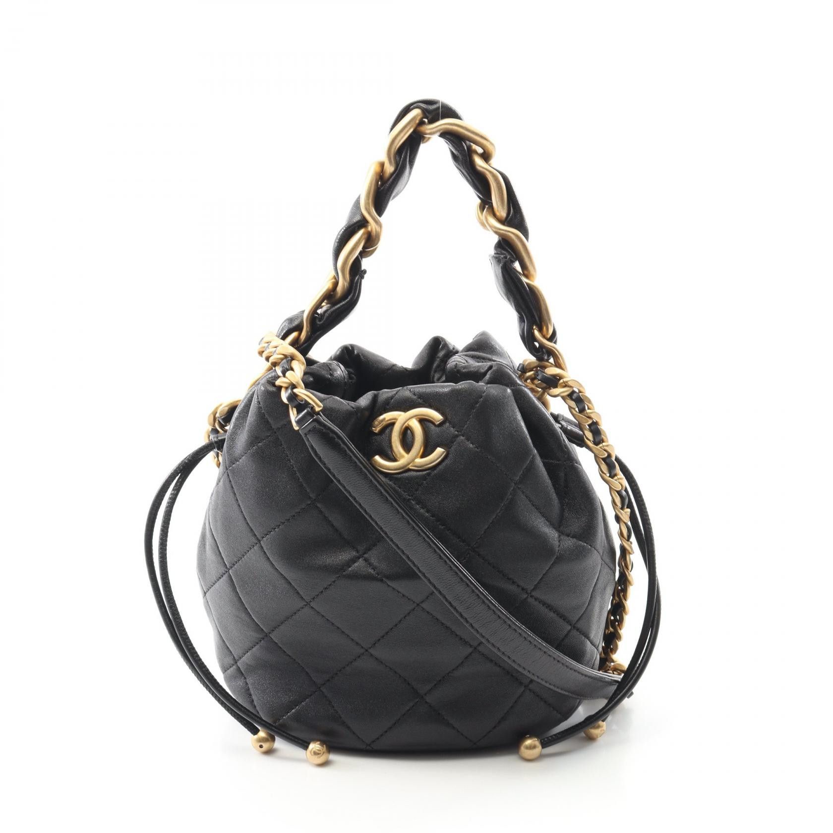 Chanel Chanel Chanel Matelasse Lambskin Shoulder Bag Leather Shoulder Bag AS2390 Size ONE SIZE - 1 Thumbnail