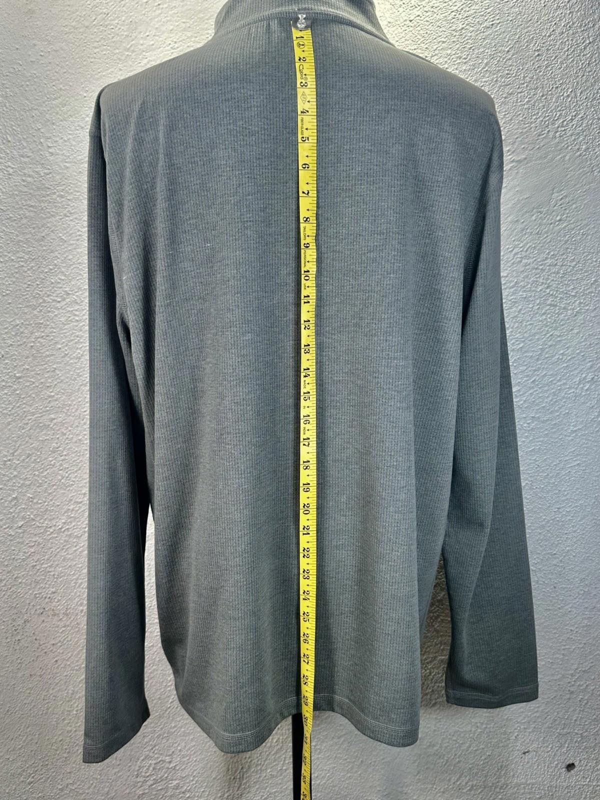 J.Crew J. Crew Men's 2XL Gray Performance Half-Zip Pullover Size US XXL / EU 58 / 5 - 5 Thumbnail