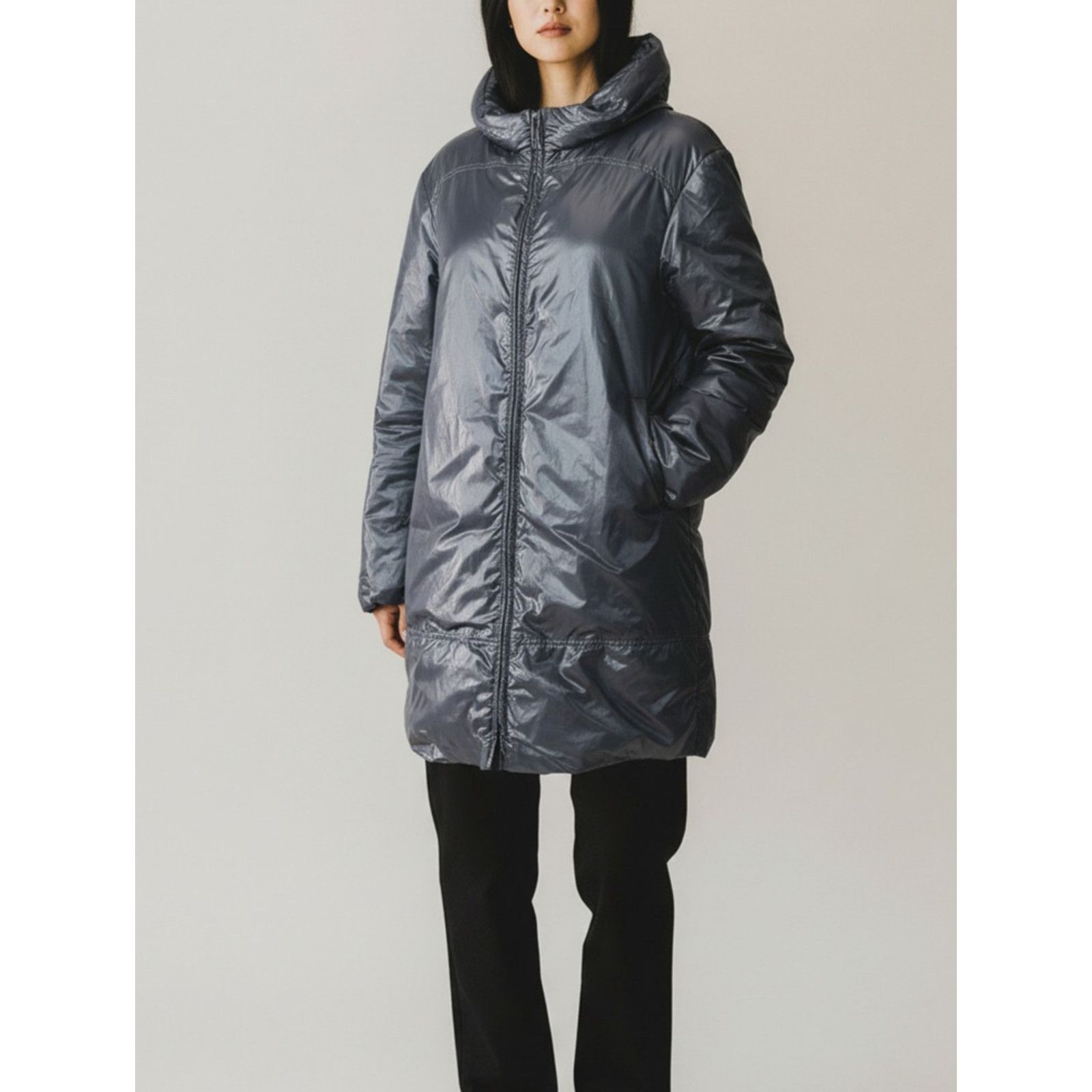 Marni Excellent Authentic MARNI Dark Gray Down Puffer Coat Size 40 Size M / US 6-8 / IT 42-44 - 1 Thumbnail