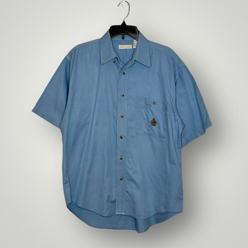Bugle Boy Bugle Boy Company Men's Chambray Button Down Shirt Large Size US L / EU 52-54 / 3 - 2 Thumbnail
