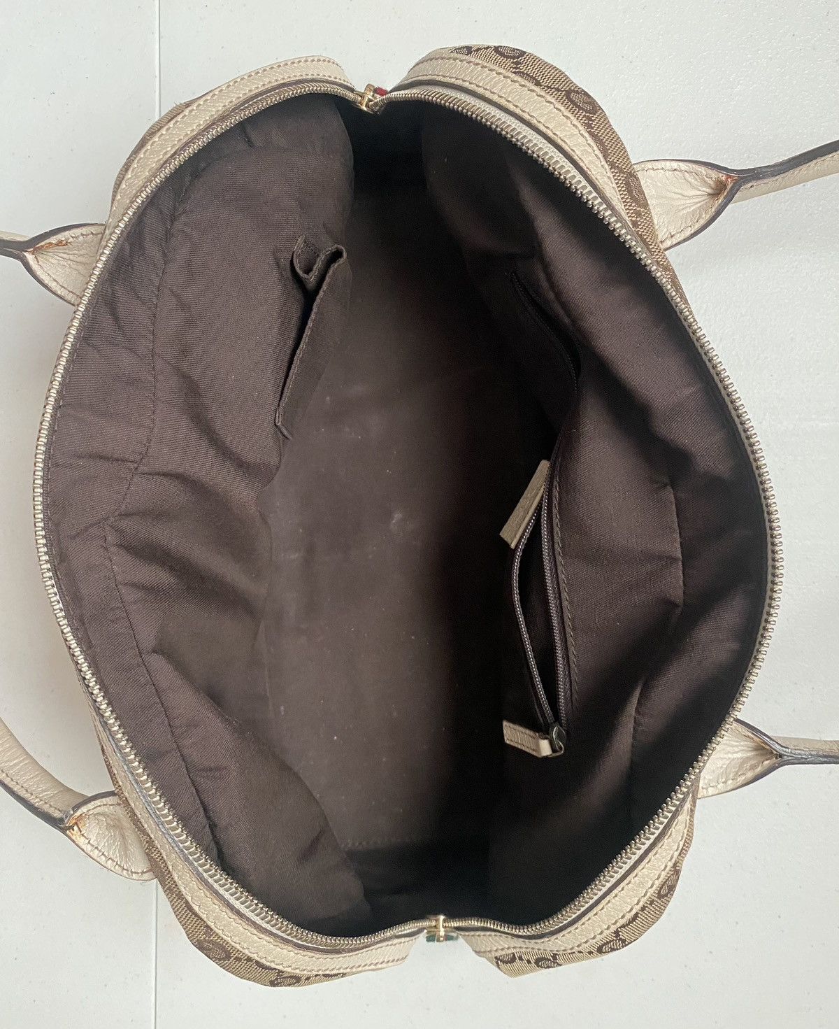 Gucci Gucci Princy Boston Bag GG canvas and leather handbag Size ONE SIZE - 9 Thumbnail