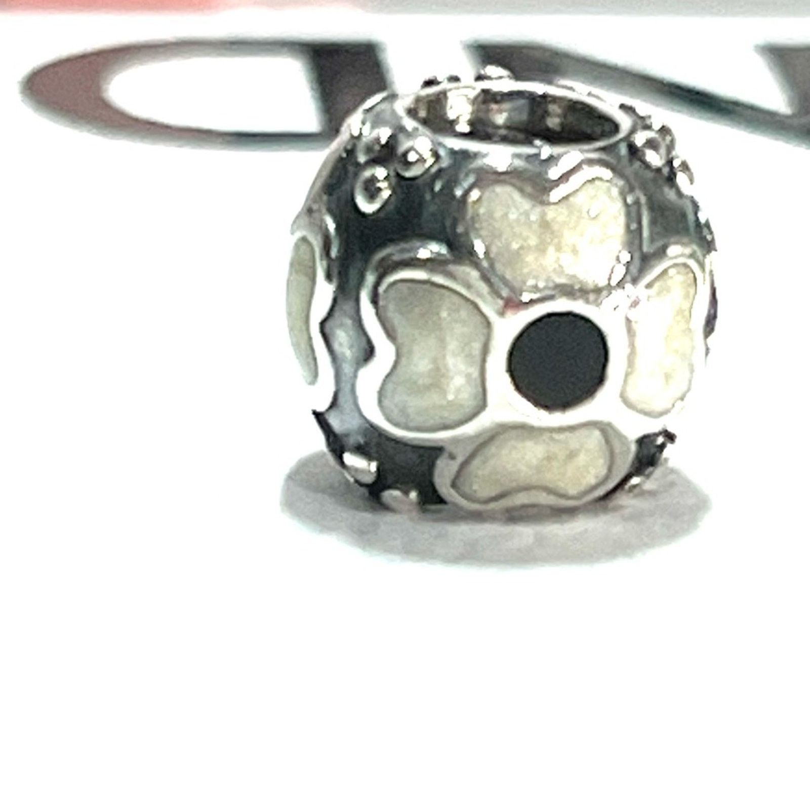 pandora PANDORA Retired Sterling Silver Daisy Flower w/ White Charm Size ONE SIZE - 4 Thumbnail