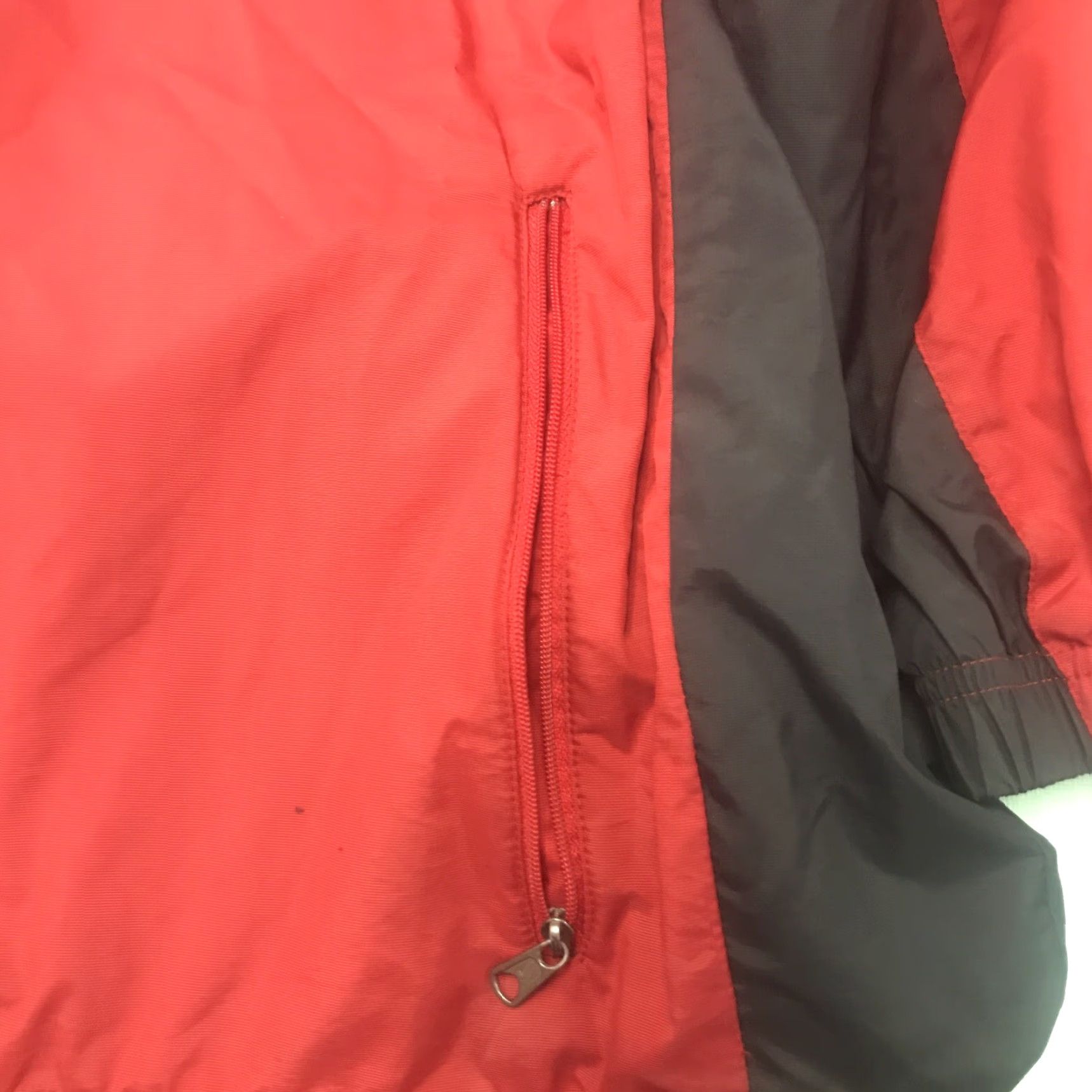 Nike Nike Fleece Lined Full Zip Athletic Jacket Swoosh Logo Red Mens XL Size US XL / EU 56 / 4 - 2 Thumbnail
