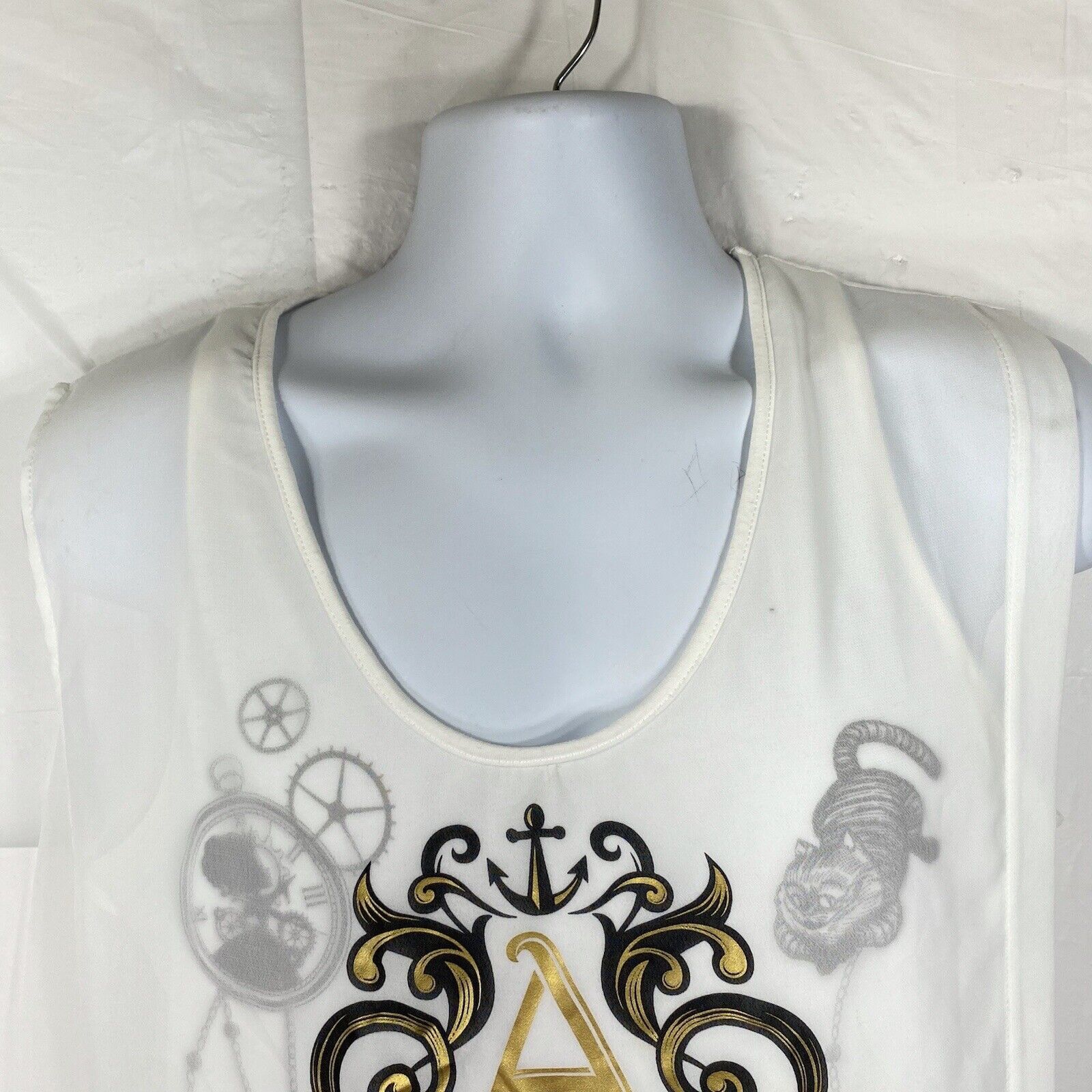 Disney Disney Parks Alice In Wonderland Lightweight Layered Top Size S / US 4 / IT 40 - 2 Thumbnail