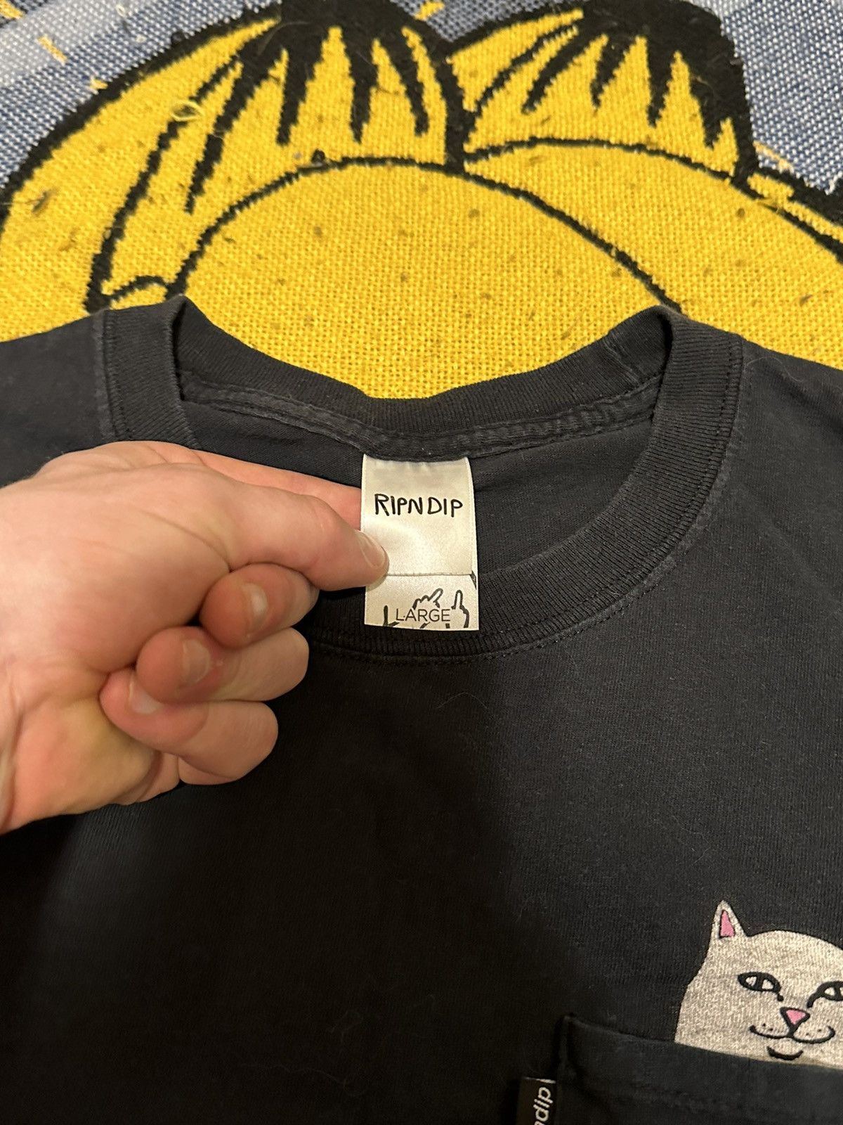 RIPNDIP Vintage Y2K Rip N Dip Black Longsleeve T-Shirt Size US L / EU 52-54 / 3 - 5 Thumbnail