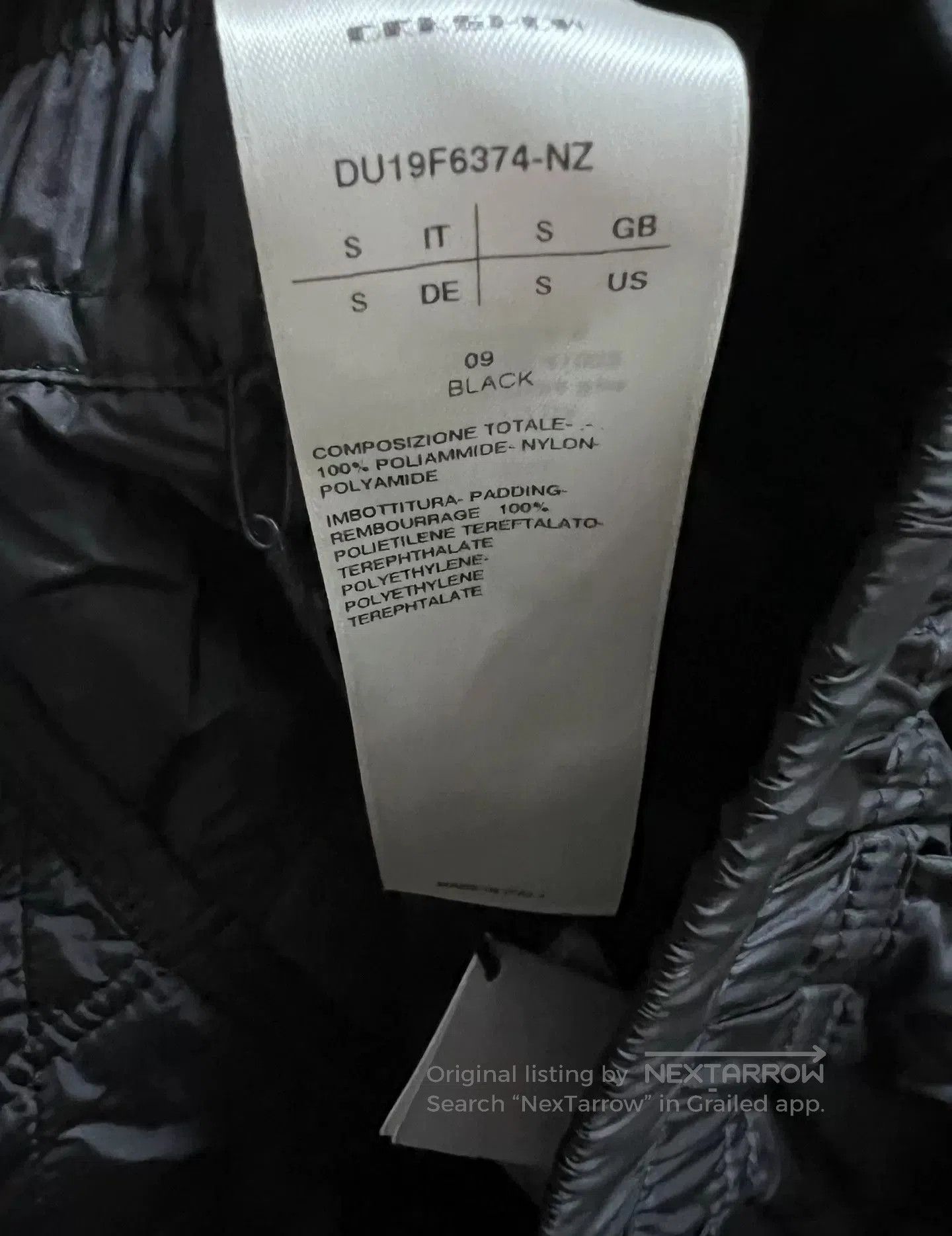 Rick Owens Rick Owens Black Quilted Drop. Size US 26 / EU 42 - 4 Thumbnail
